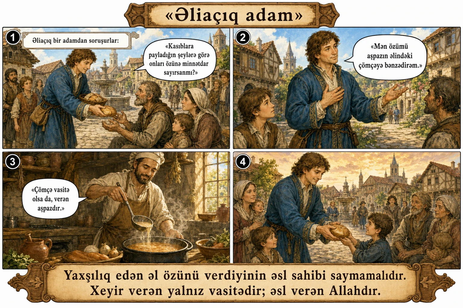 Əliaçıq adam illüstrasiyası