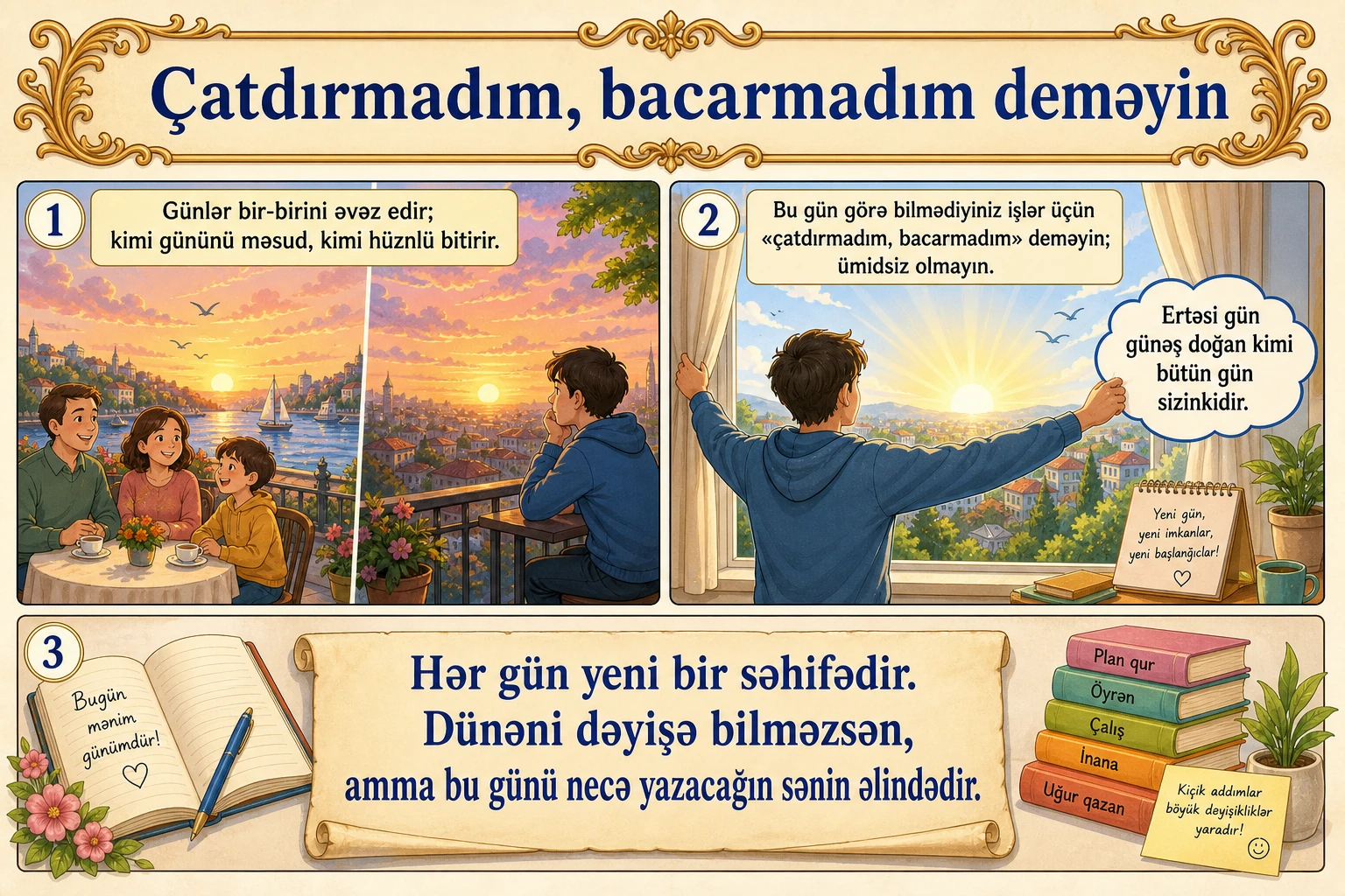 Çatdırmadım, bacarmadım deməyin illüstrasiyası