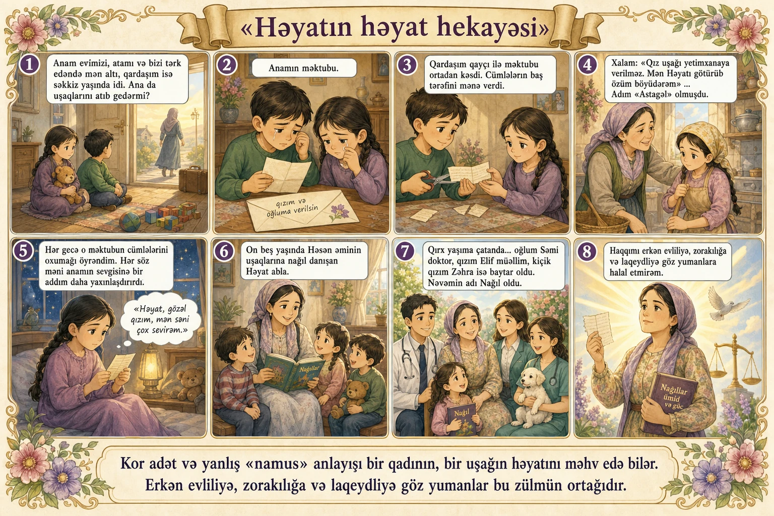 Həyatın həyat hekayəsi illüstrasiyası