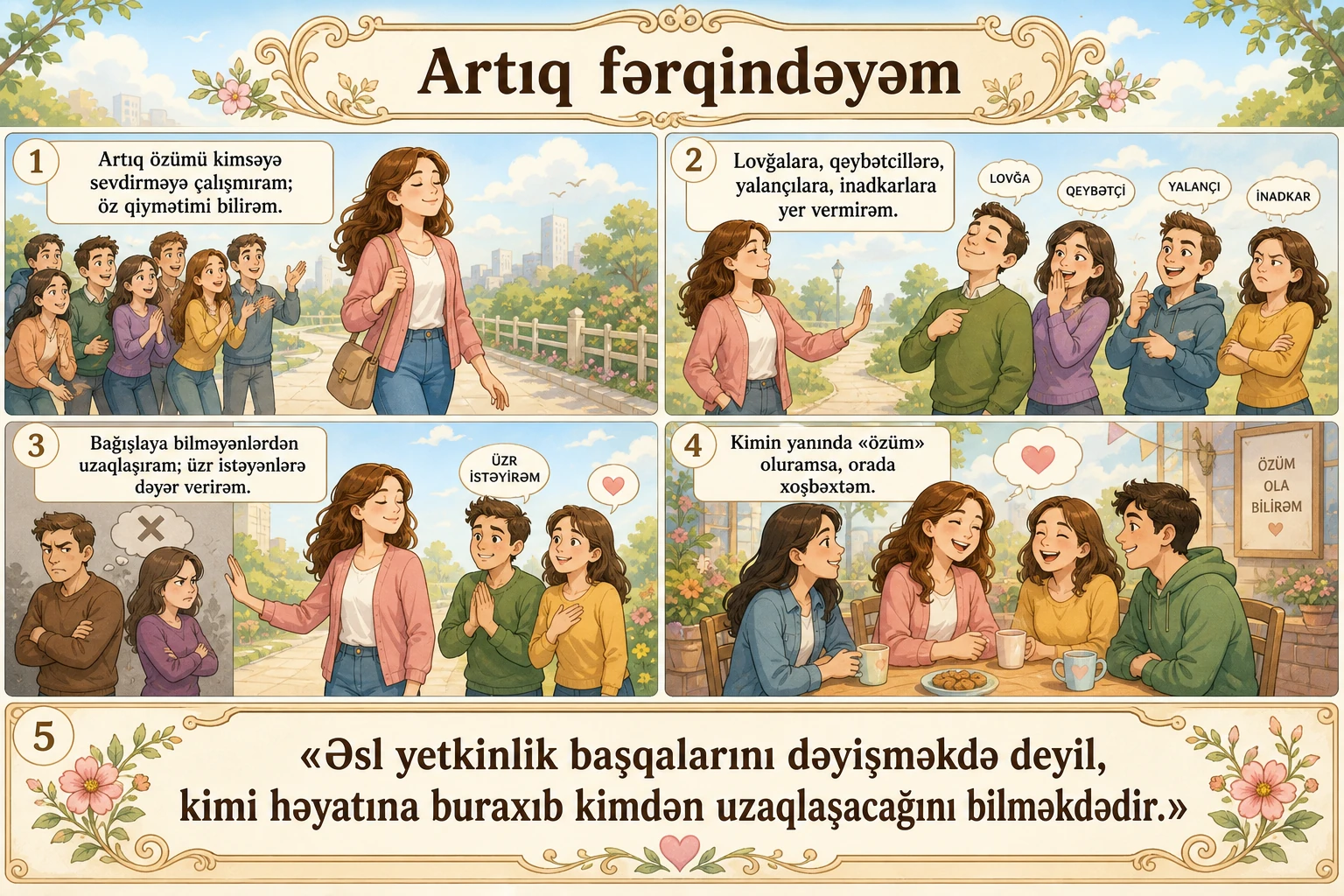 Artıq fərqindəyəm illüstrasiyası