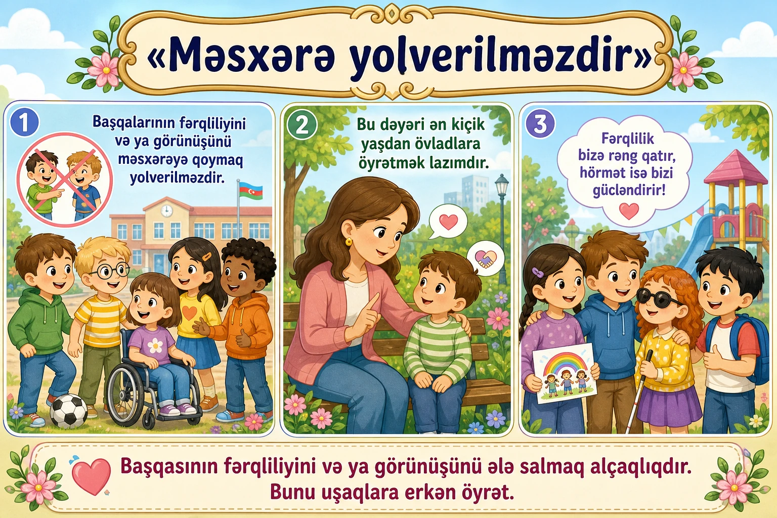 Məsxərə yolverilməzdir illüstrasiyası