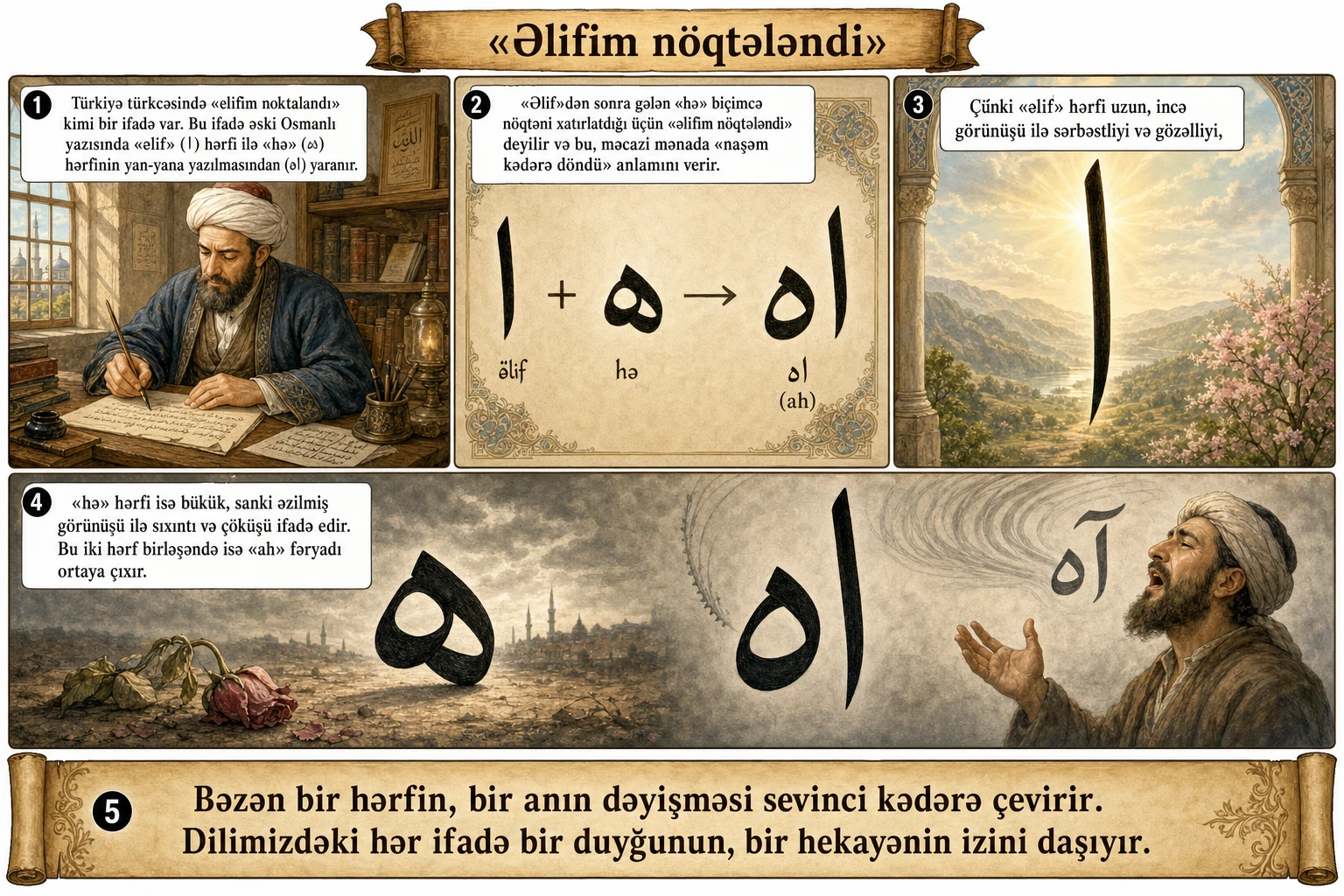 Əlifim nöqtələndi illüstrasiyası