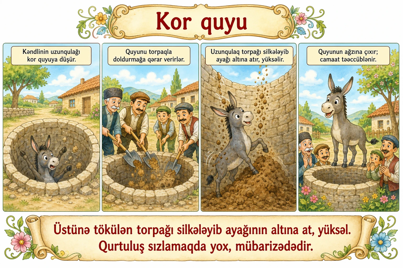 Kor quyu illüstrasiyası