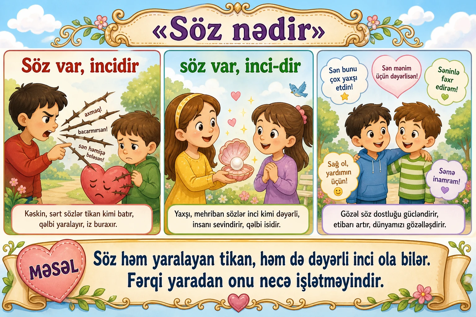 Söz nədir illüstrasiyası