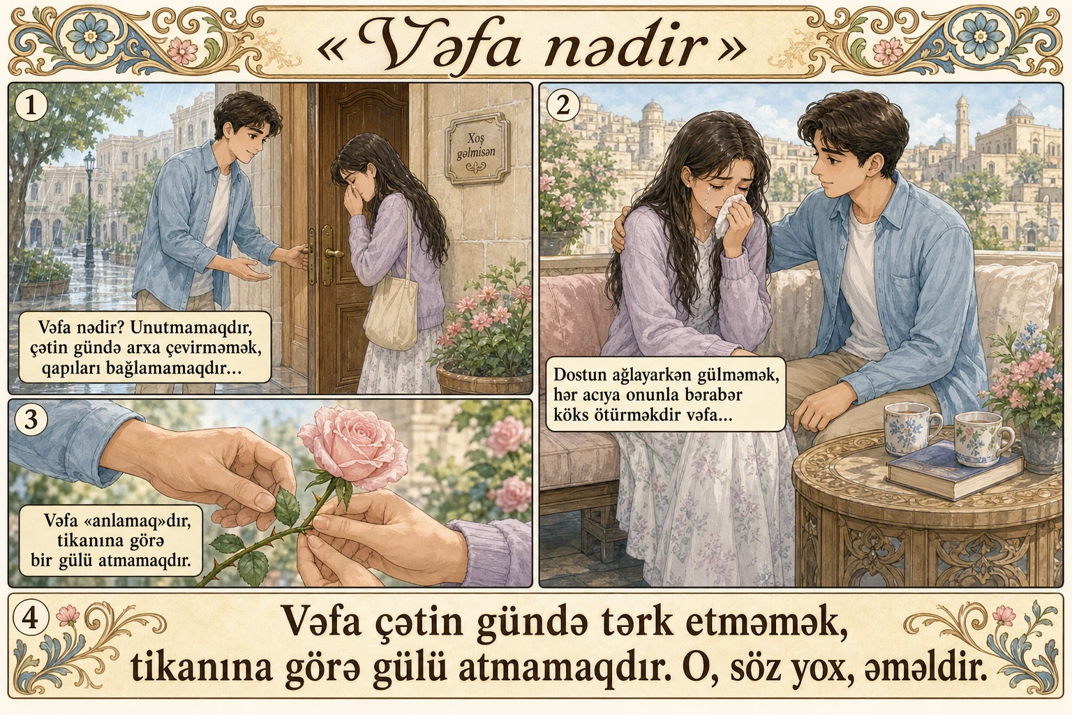 Vəfa nədir illüstrasiyası