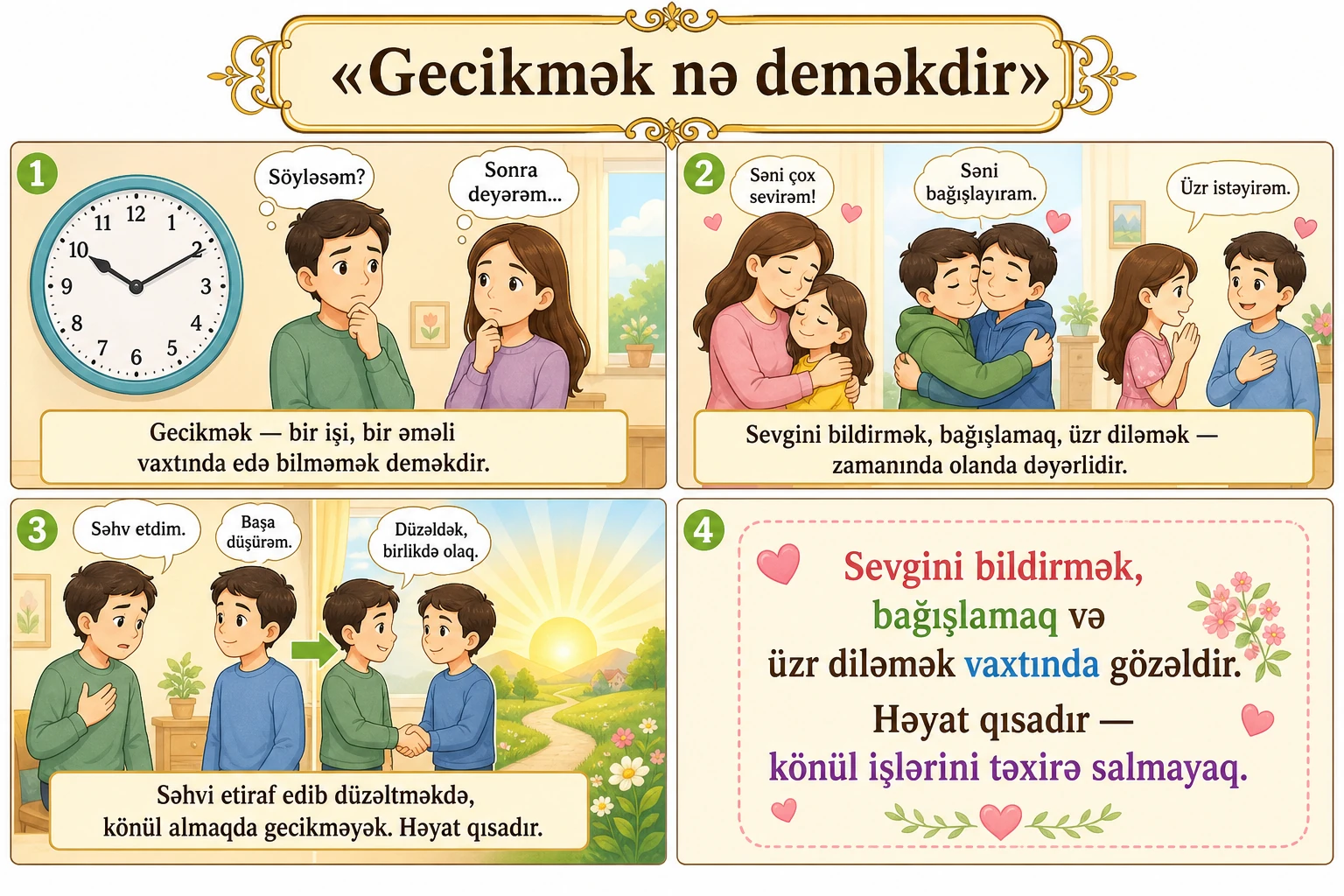 Gecikmək nə deməkdir illüstrasiyası