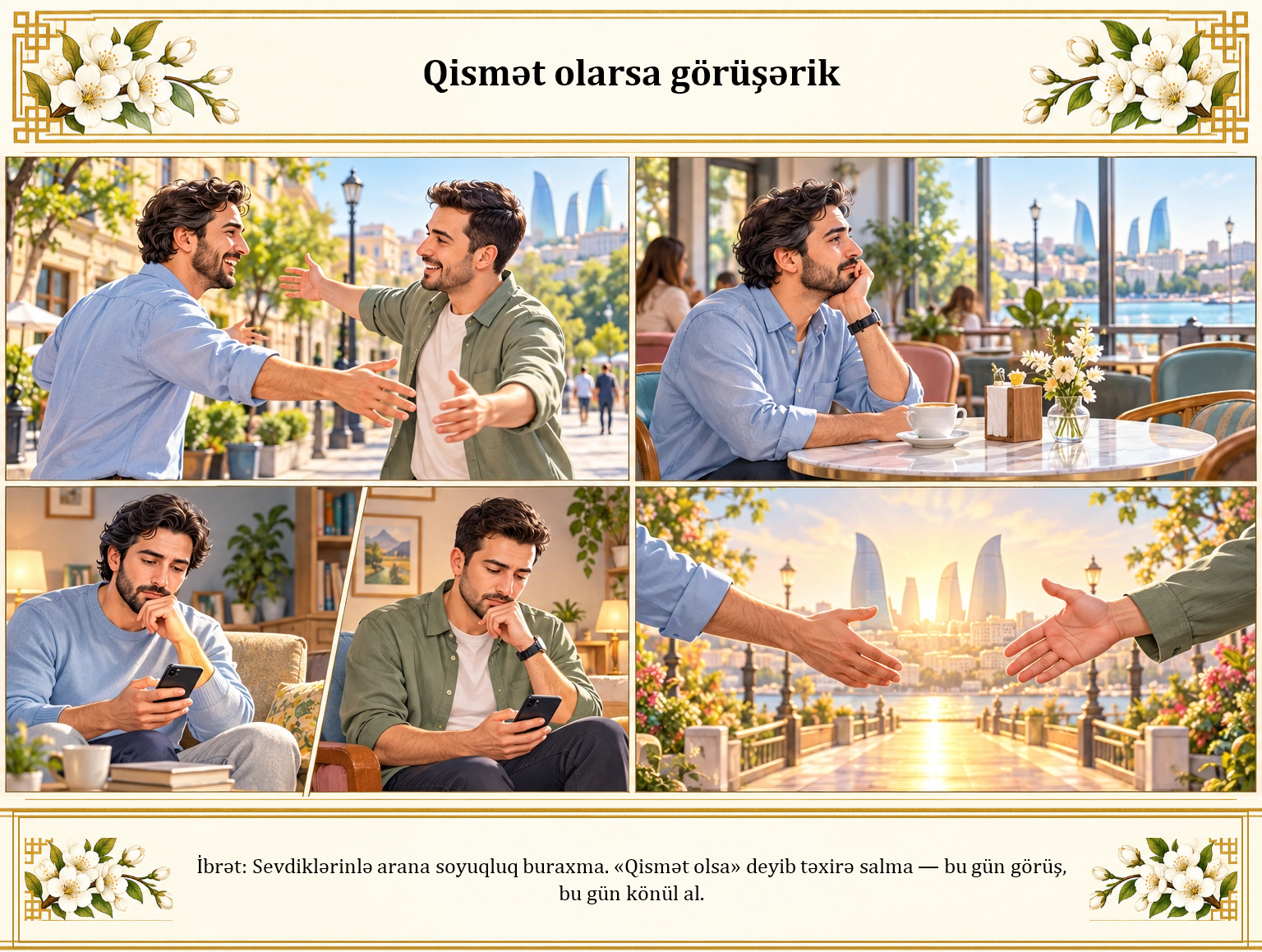 Qismət olarsa görüşərik illüstrasiyası