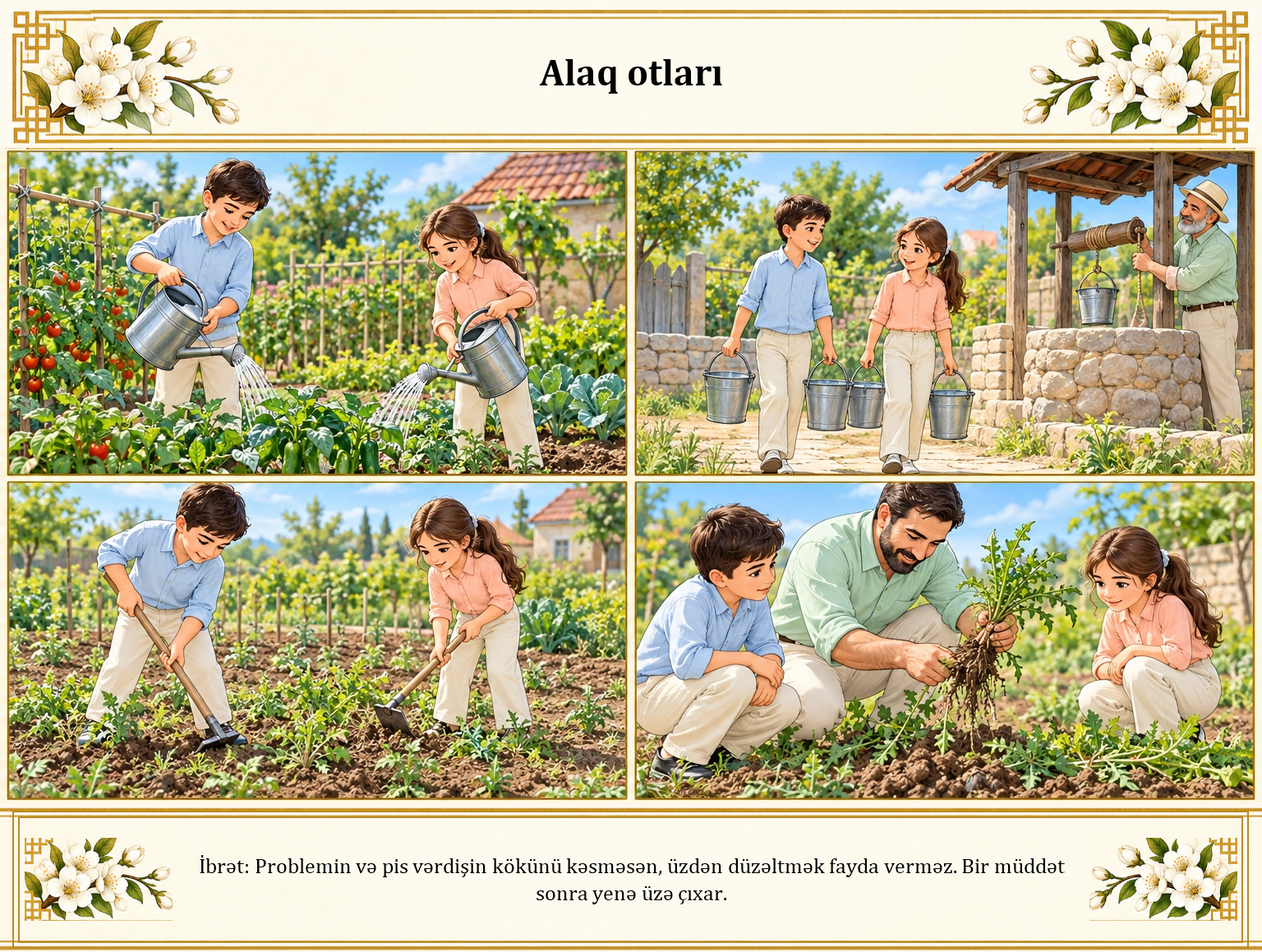 Alaq otları illüstrasiyası