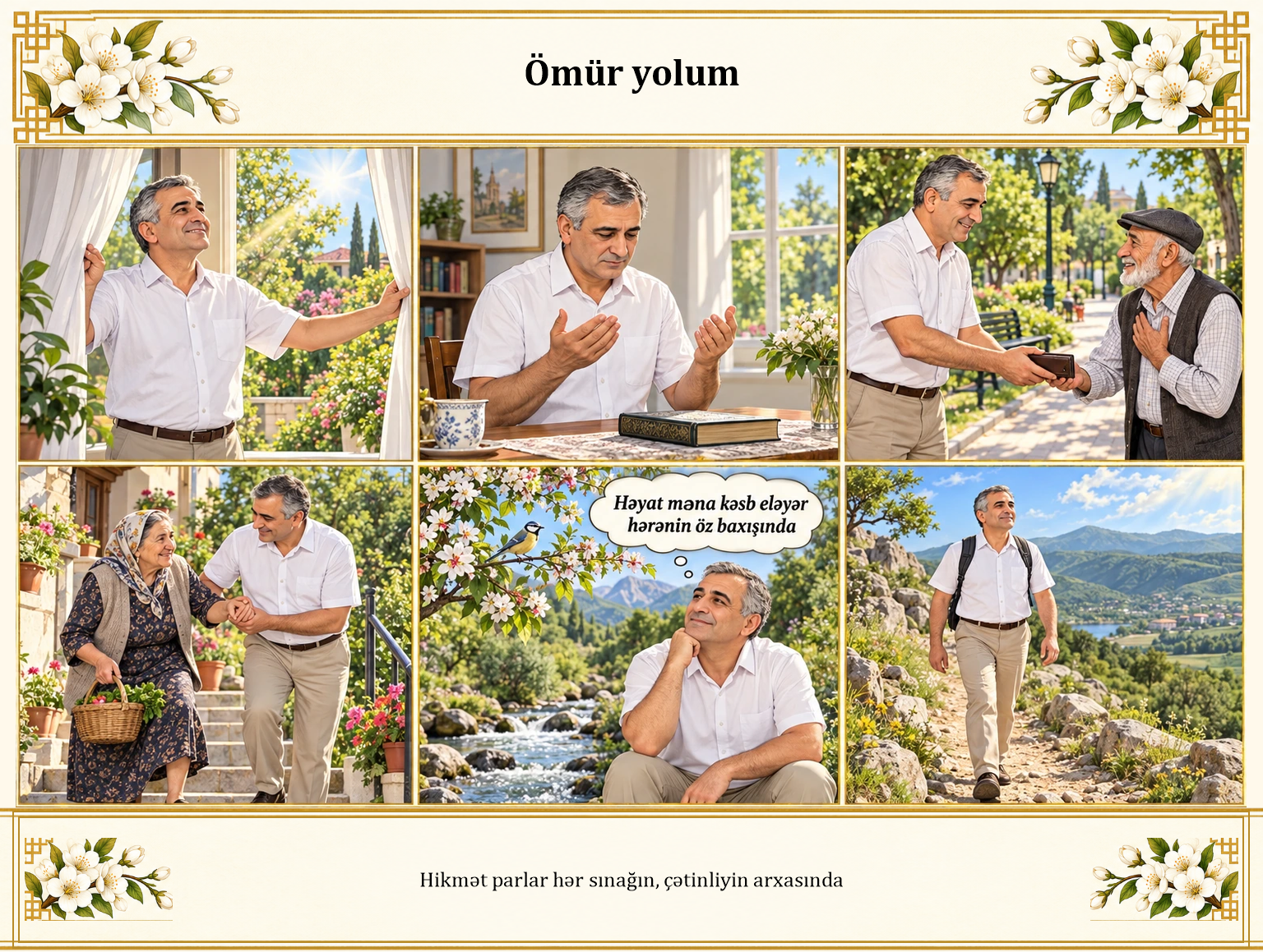 Ömür yolum illüstrasiyası