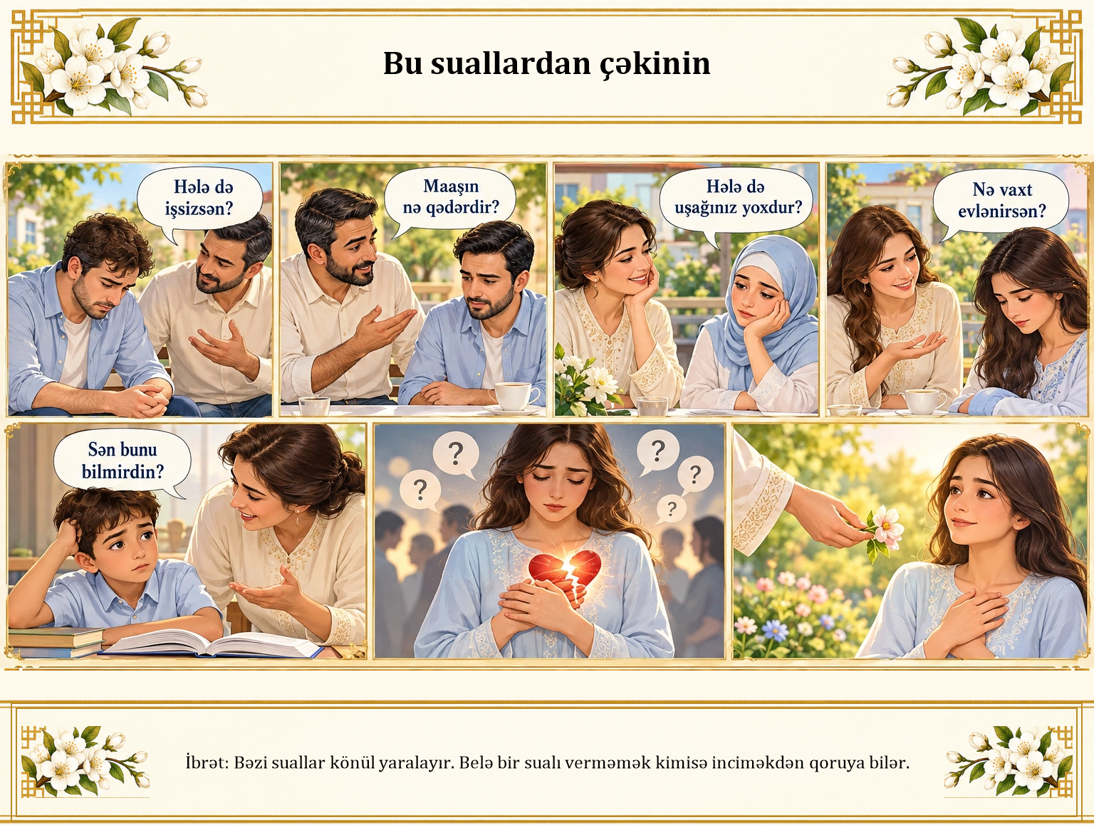 Bu suallardan çəkinin illüstrasiyası