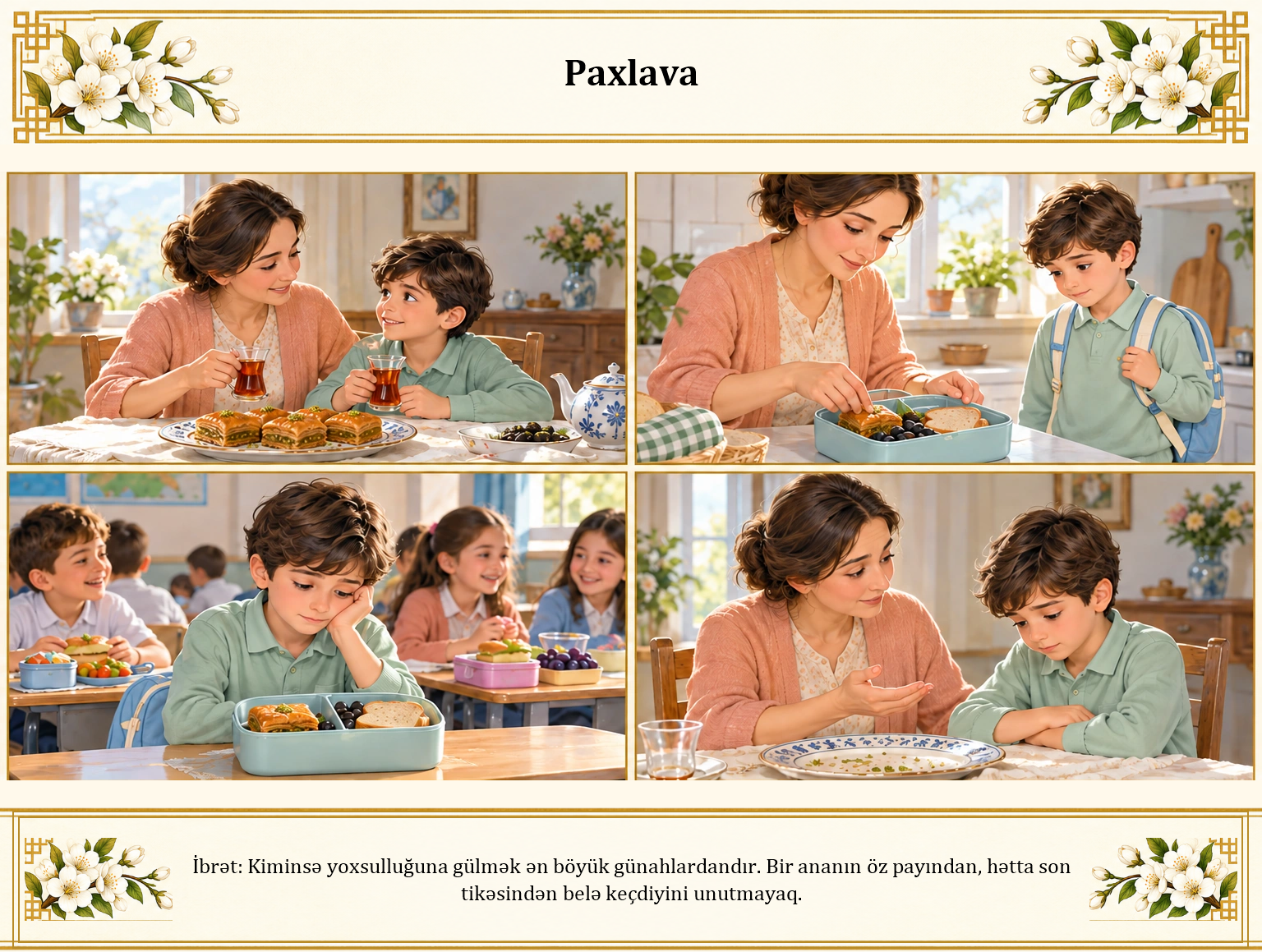 Paxlava illüstrasiyası