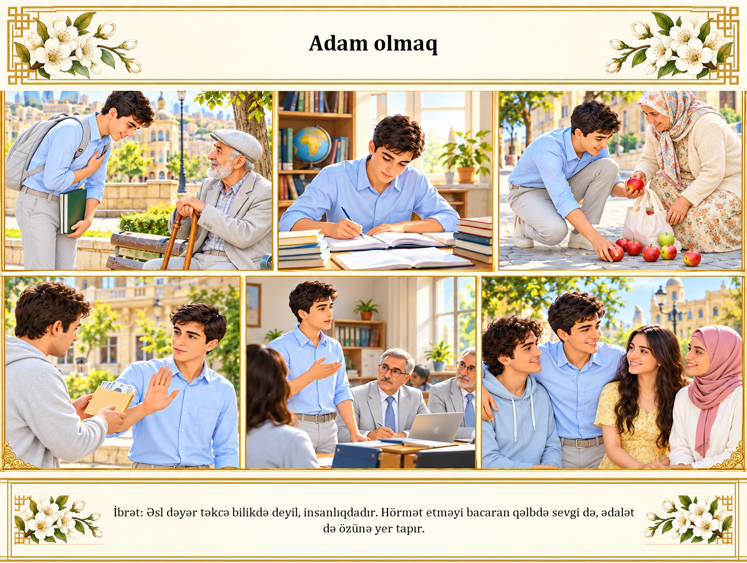 Adam olmaq illüstrasiyası