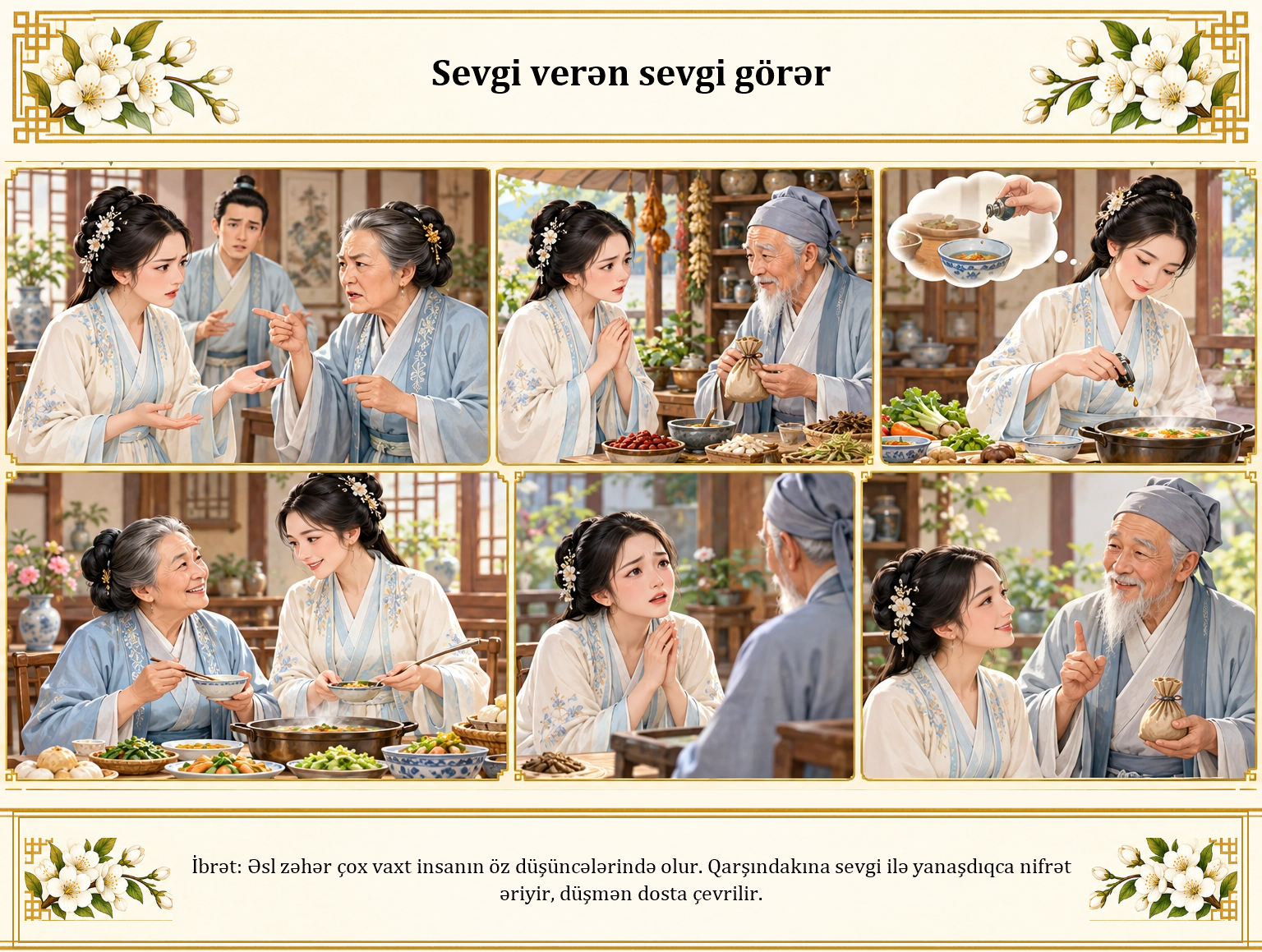 Sevgi verən sevgi görər illüstrasiyası
