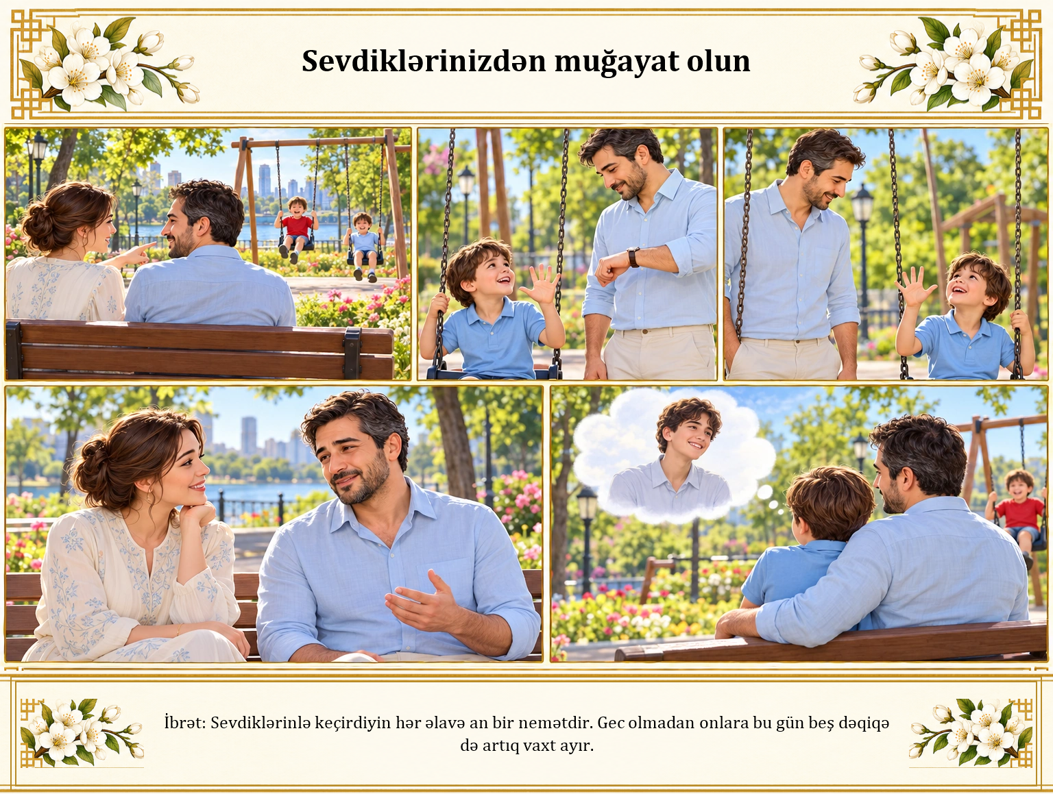 Sevdiklərinizdən muğayat olun illüstrasiyası