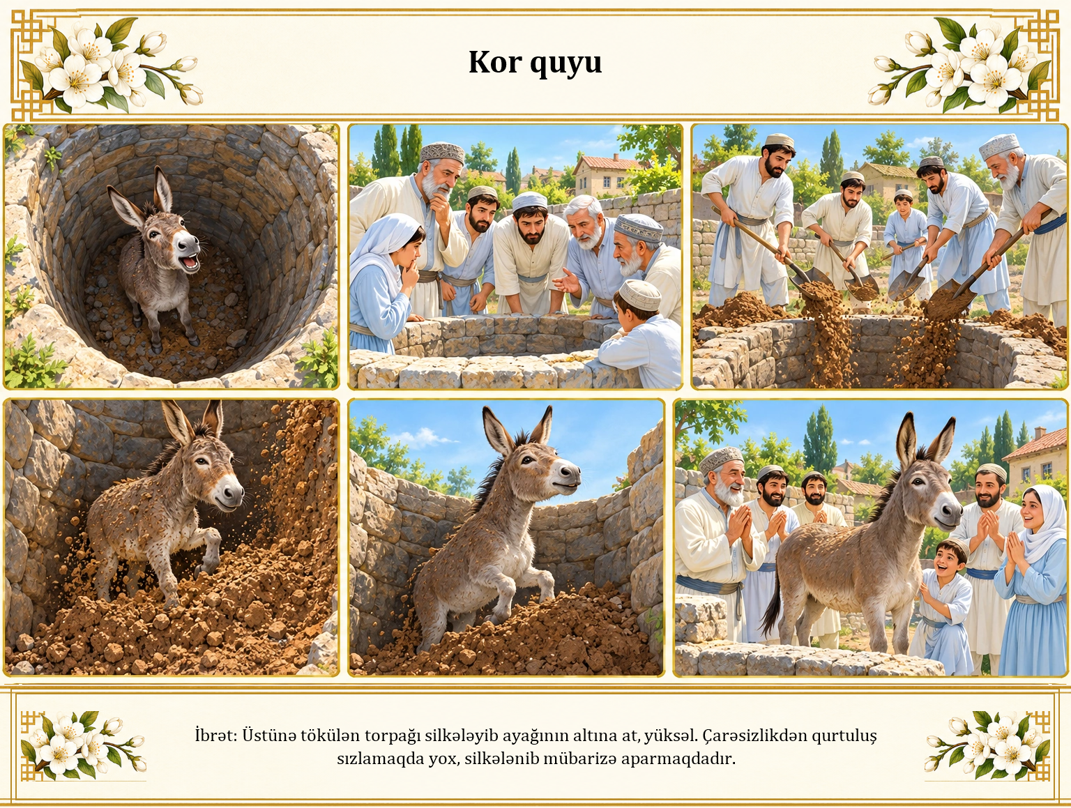 Kor quyu illüstrasiyası