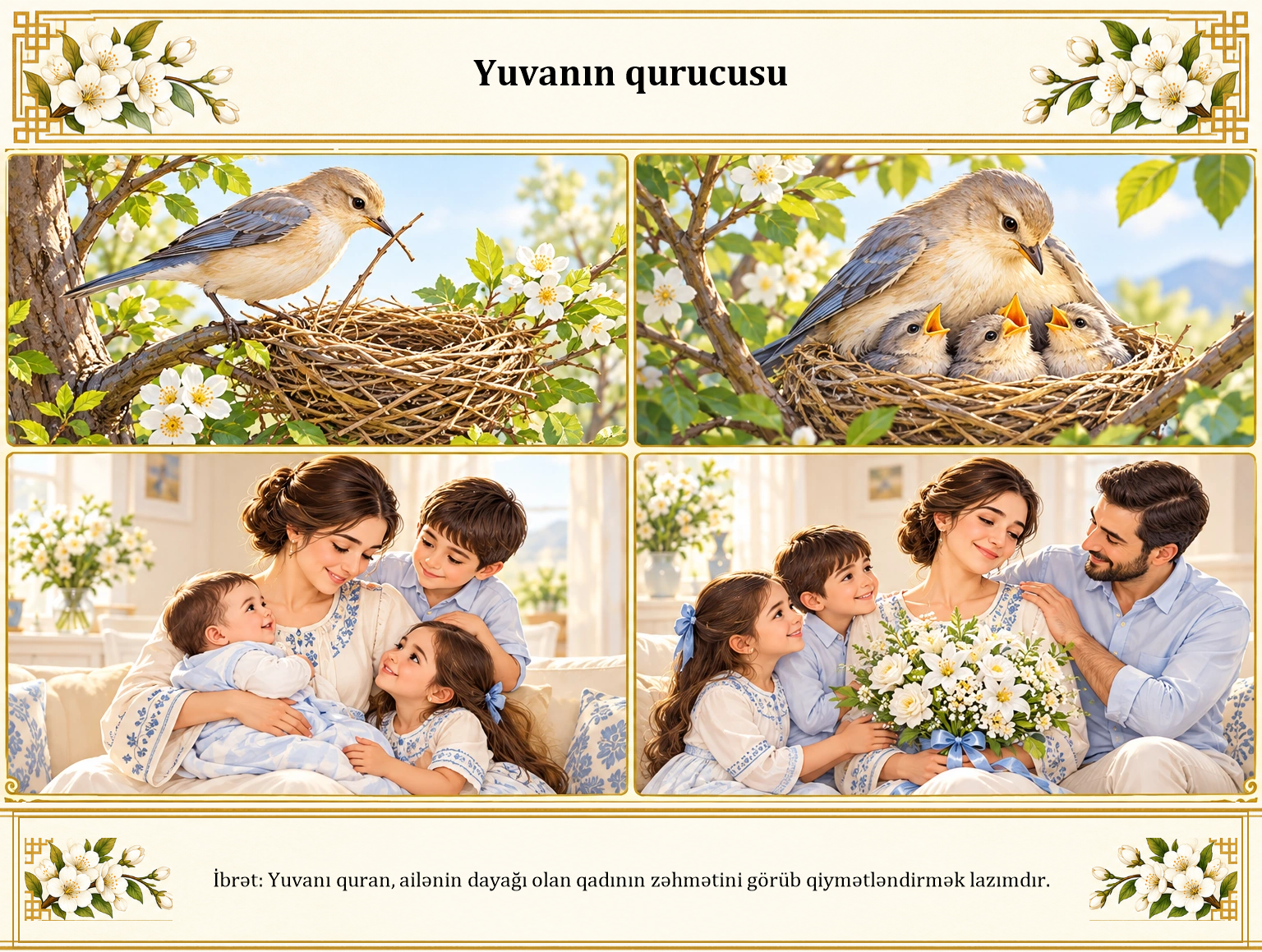 Yuvanın qurucusu illüstrasiyası