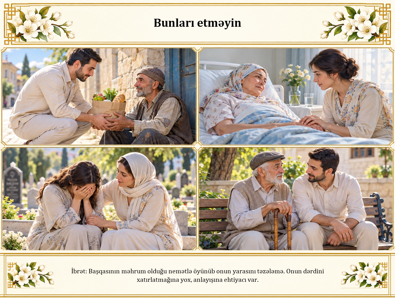 Bunları etməyin illüstrasiyası