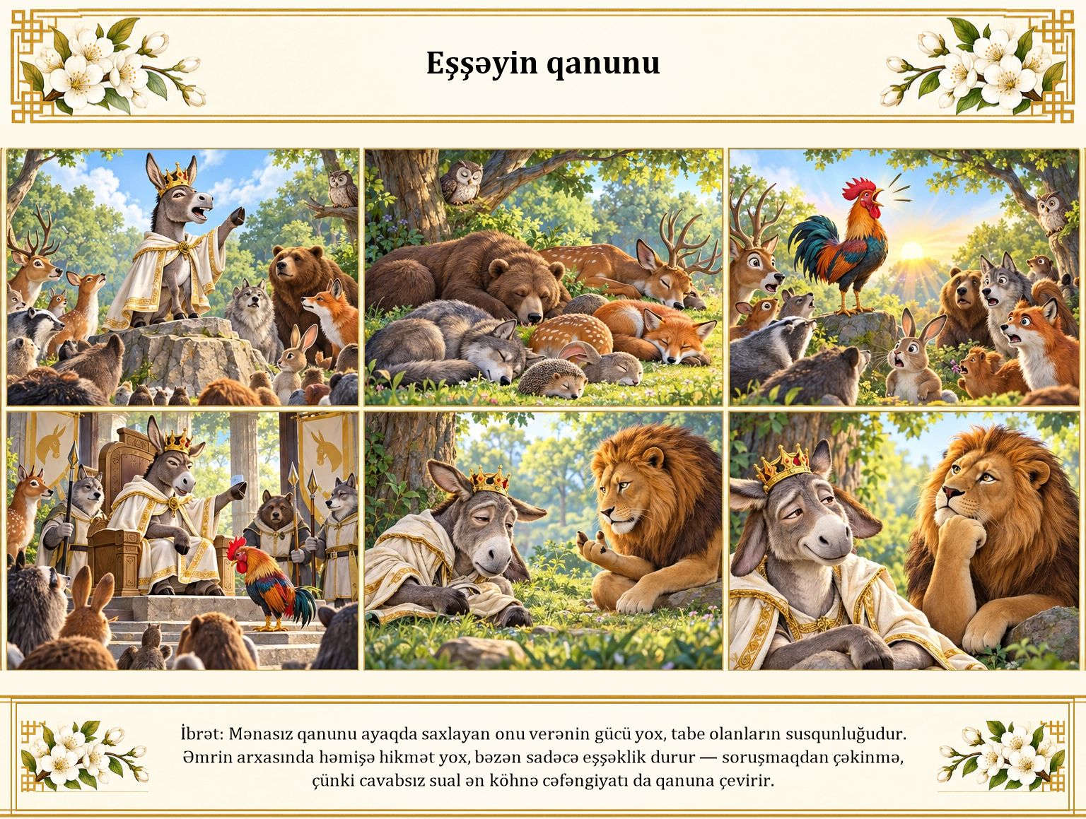 Eşşəyin qanunu illüstrasiyası