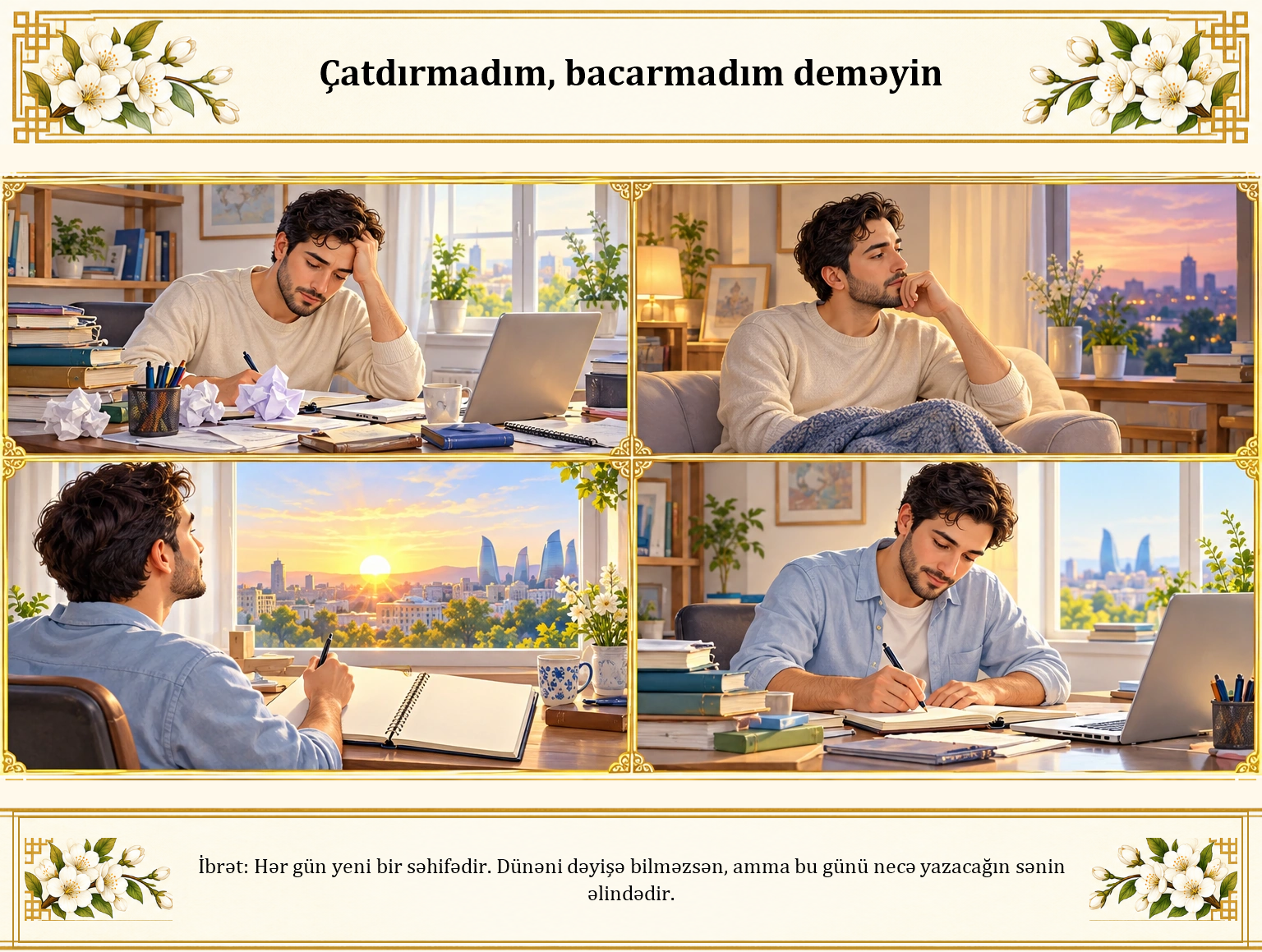 Çatdırmadım, bacarmadım deməyin illüstrasiyası