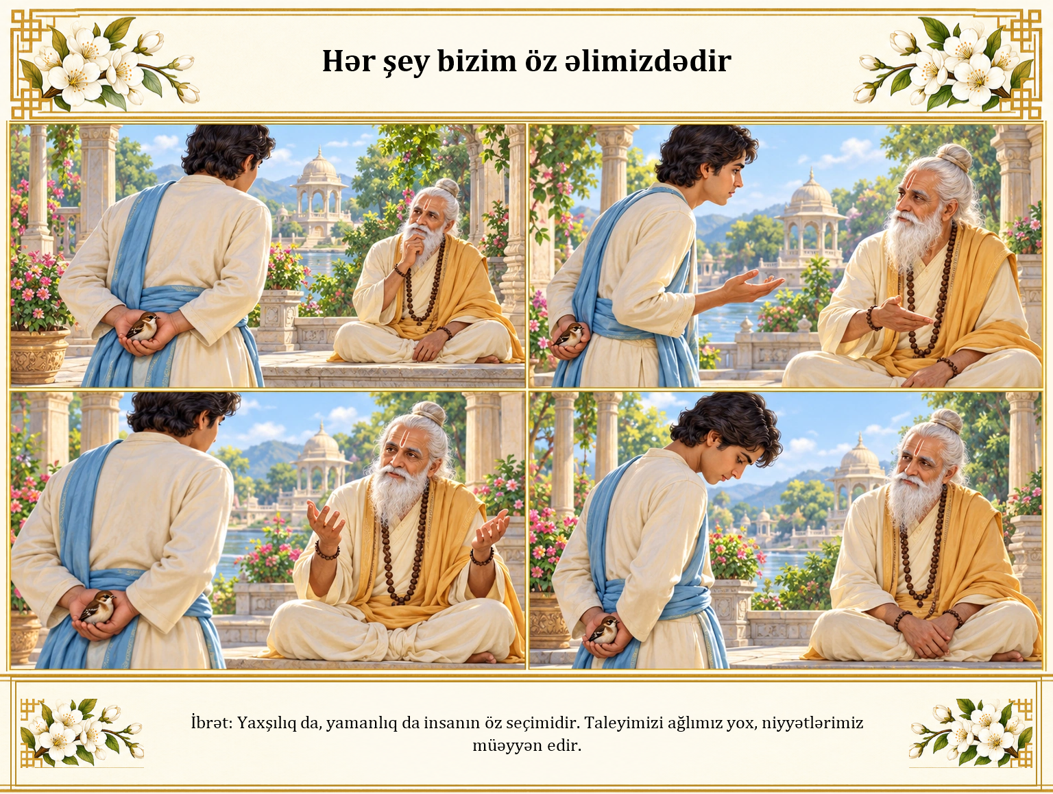 Hər şey bizim öz əlimizdədir illüstrasiyası