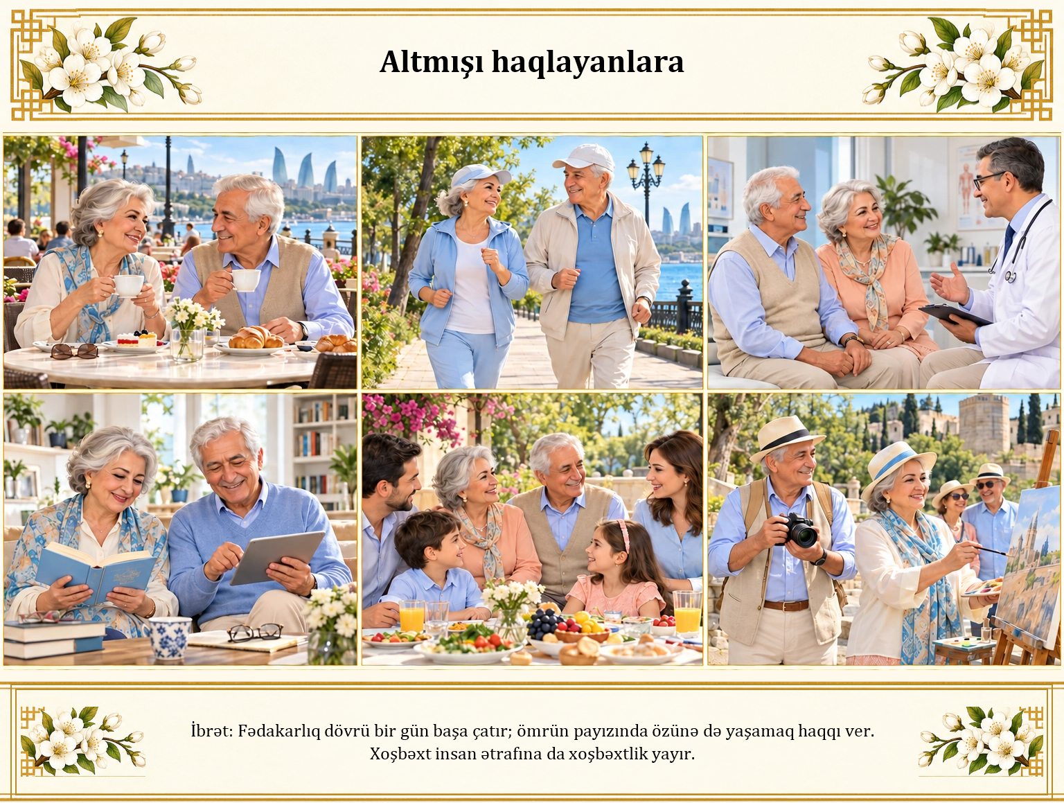Altmışı haqlayanlara illüstrasiyası