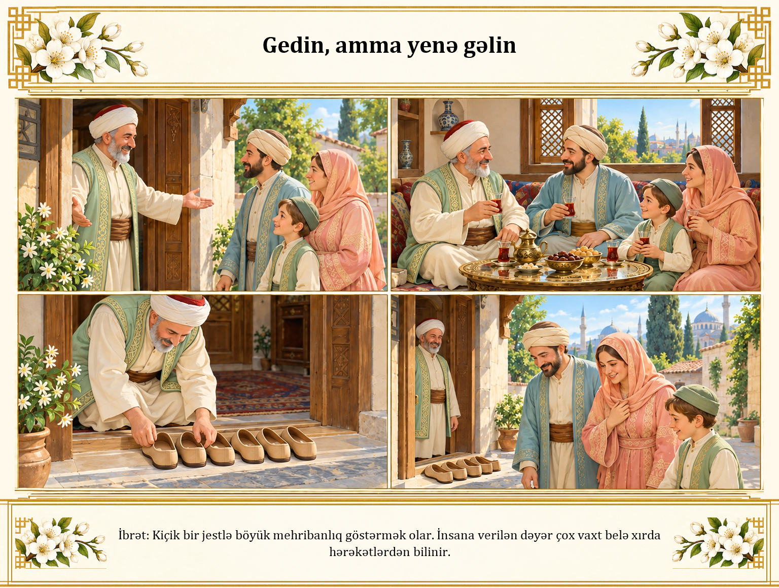 Gedin, amma yenə gəlin illüstrasiyası