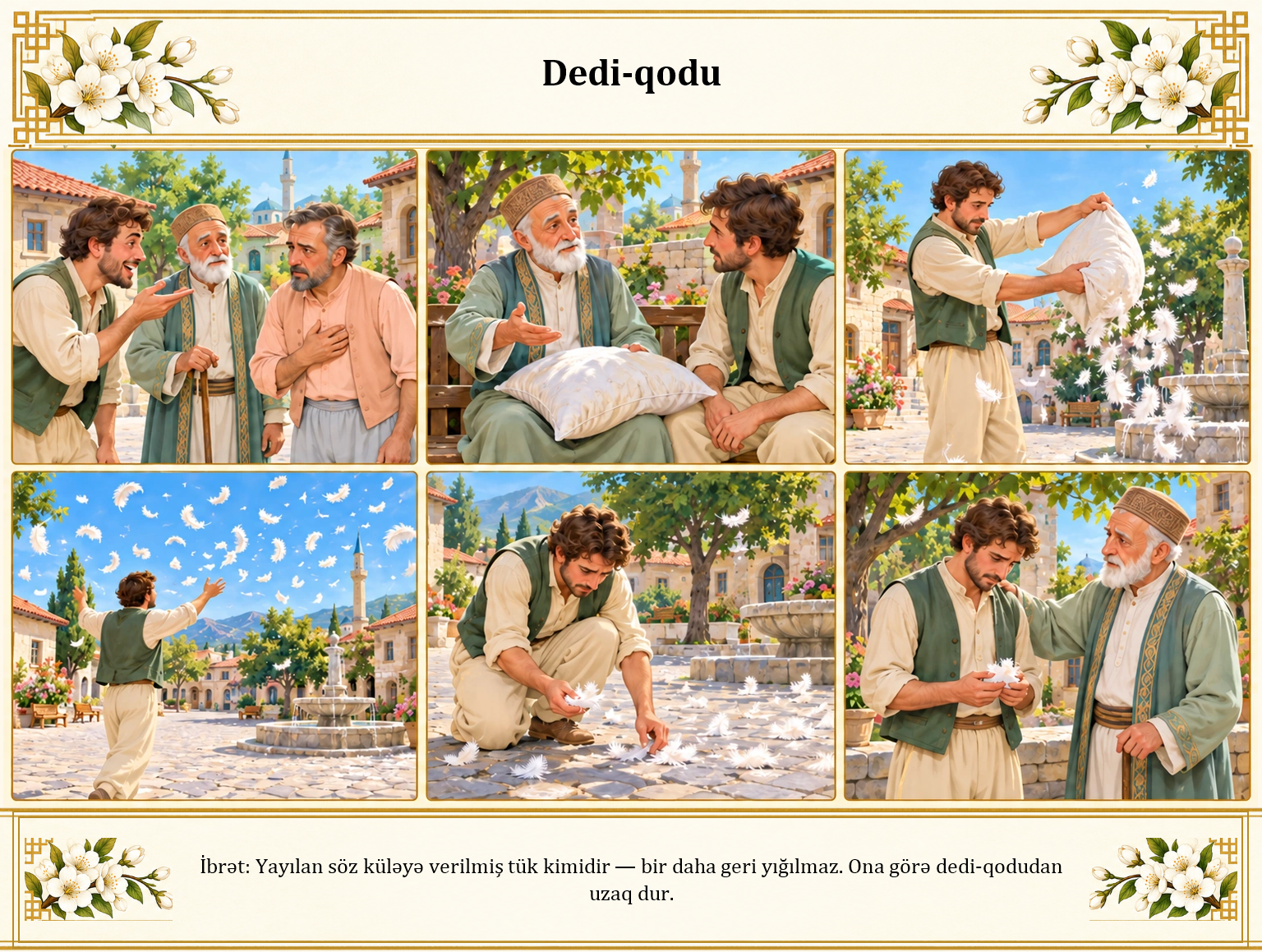 Dedi-qodu illüstrasiyası