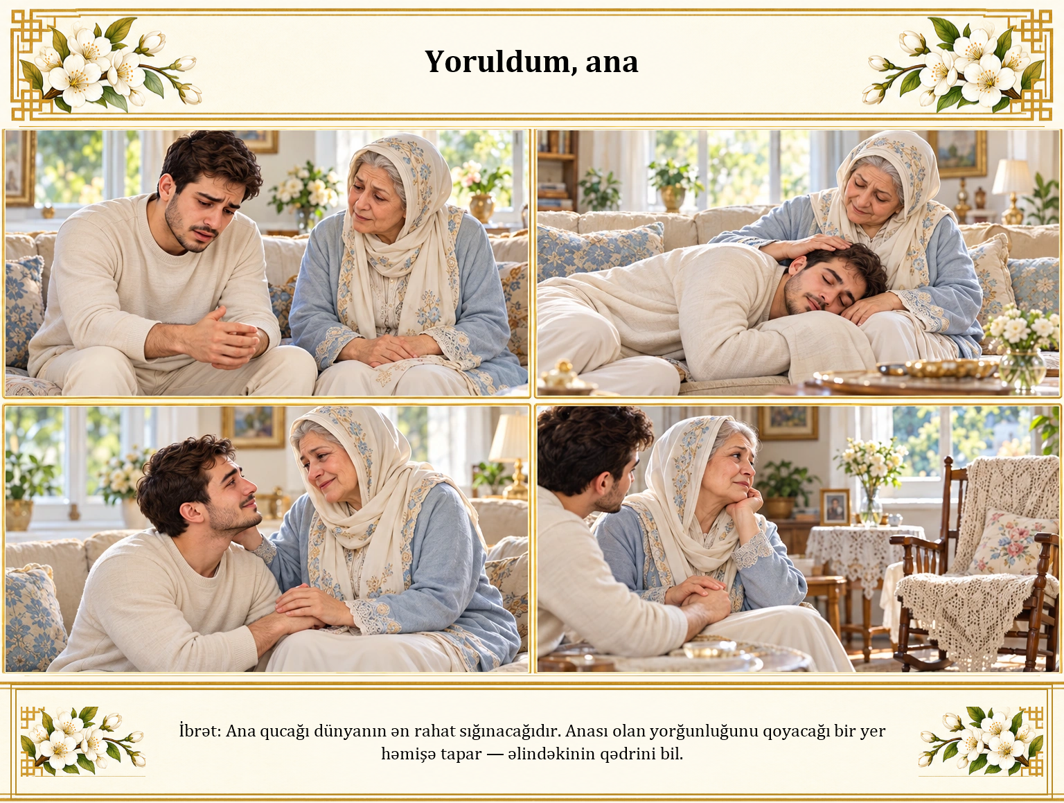 Yoruldum, ana illüstrasiyası