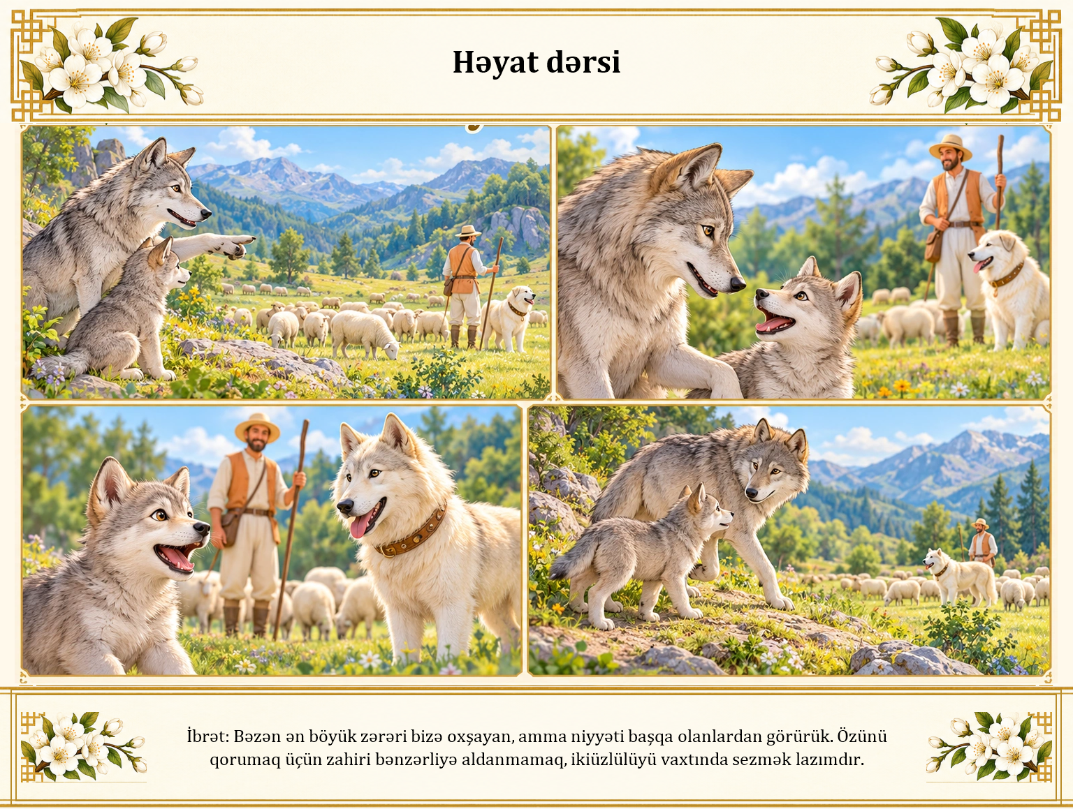 Həyat dərsi illüstrasiyası