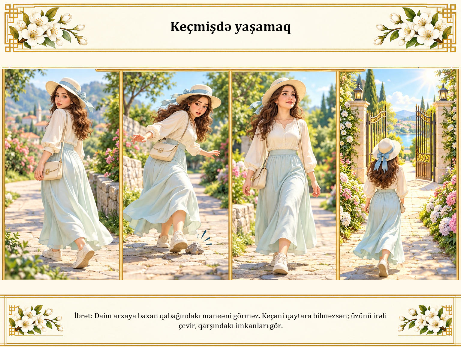 Keçmişdə yaşamaq illüstrasiyası