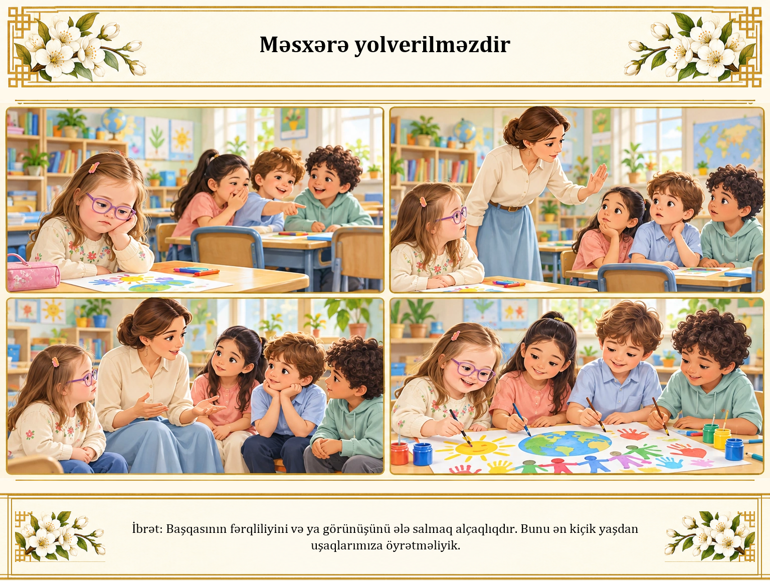 Məsxərə yolverilməzdir illüstrasiyası