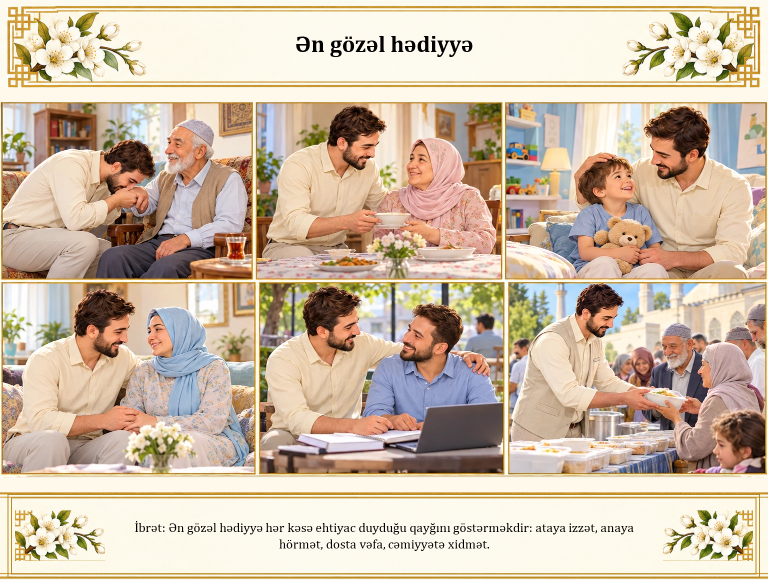 Ən gözəl hədiyyə illüstrasiyası