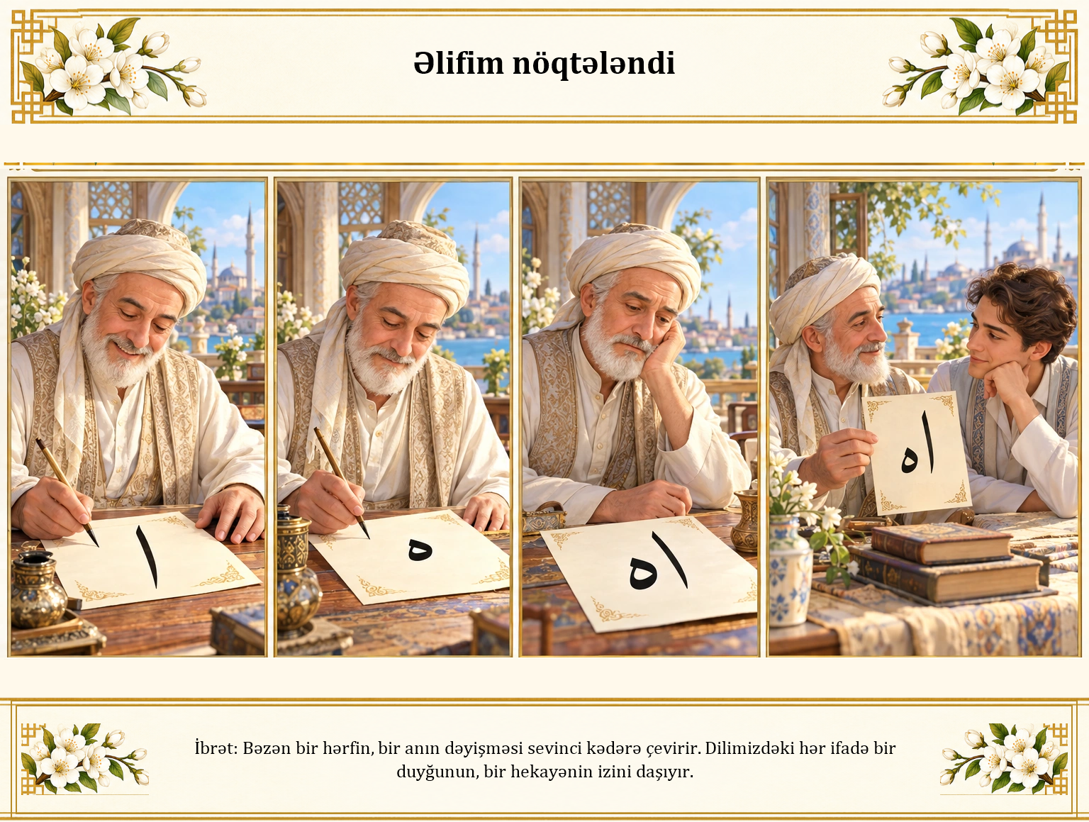 Əlifim nöqtələndi illüstrasiyası