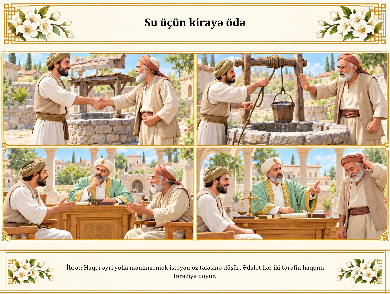 Su üçün kirayə ödə illüstrasiyası