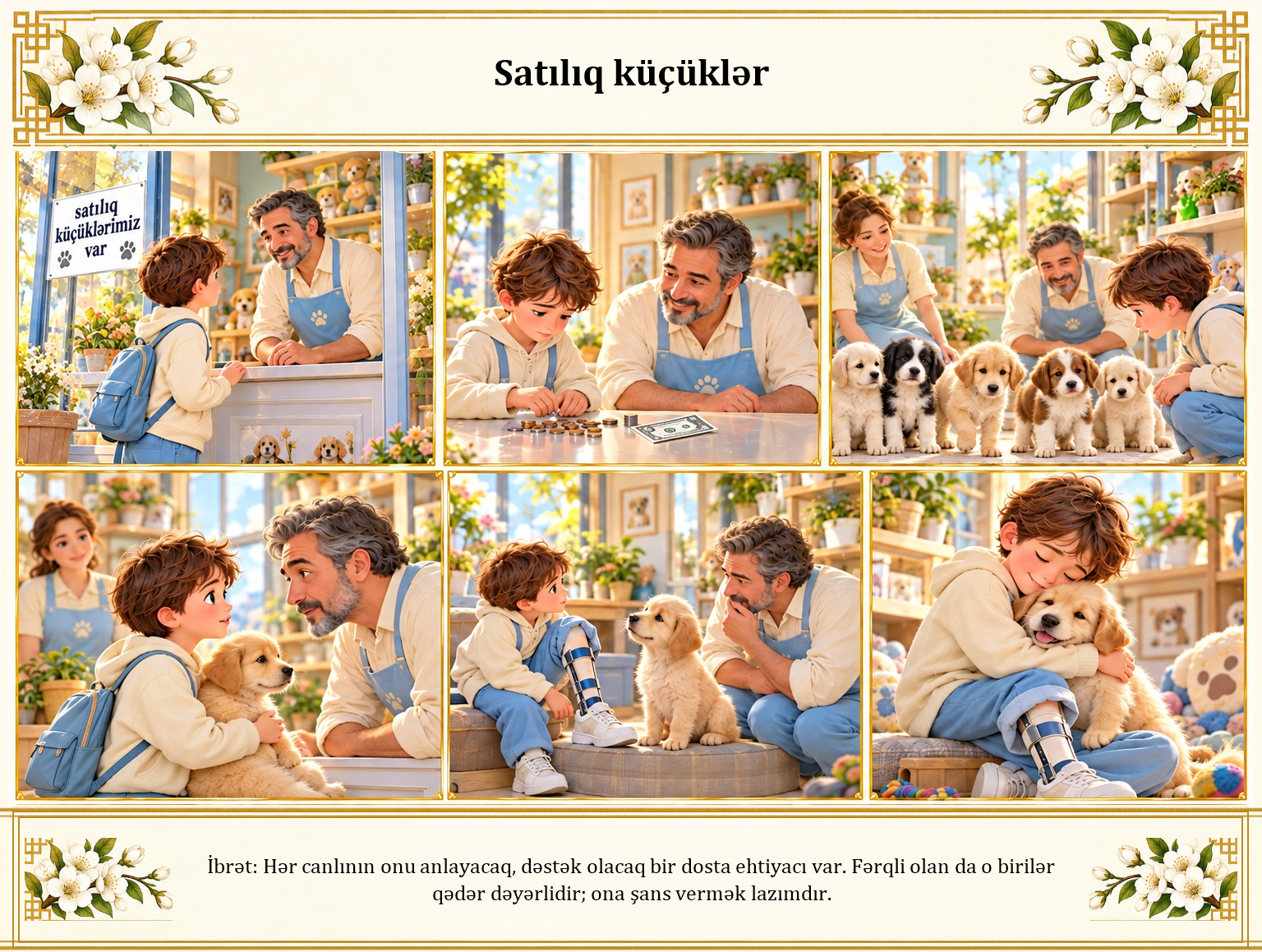 Satılıq küçüklər illüstrasiyası