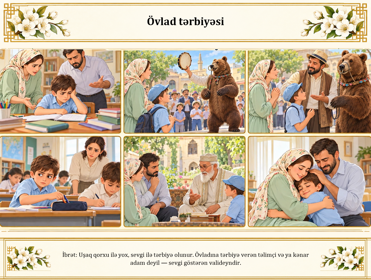 Övlad tərbiyəsi illüstrasiyası
