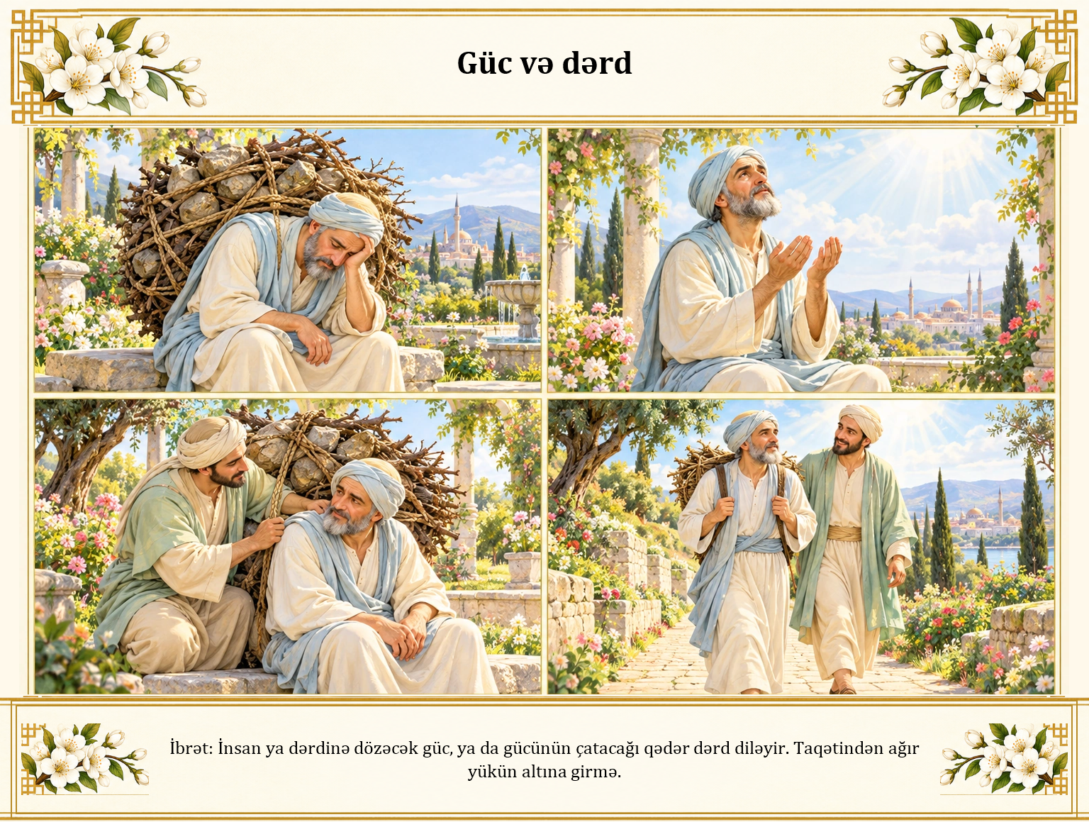 Güc və dərd illüstrasiyası