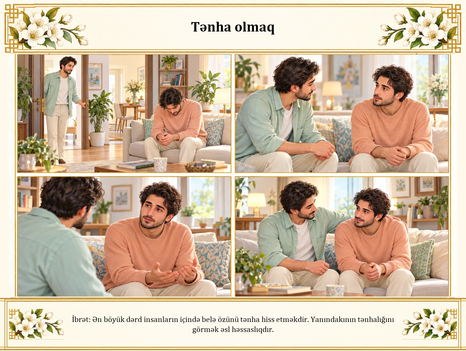 Tənha olmaq illüstrasiyası
