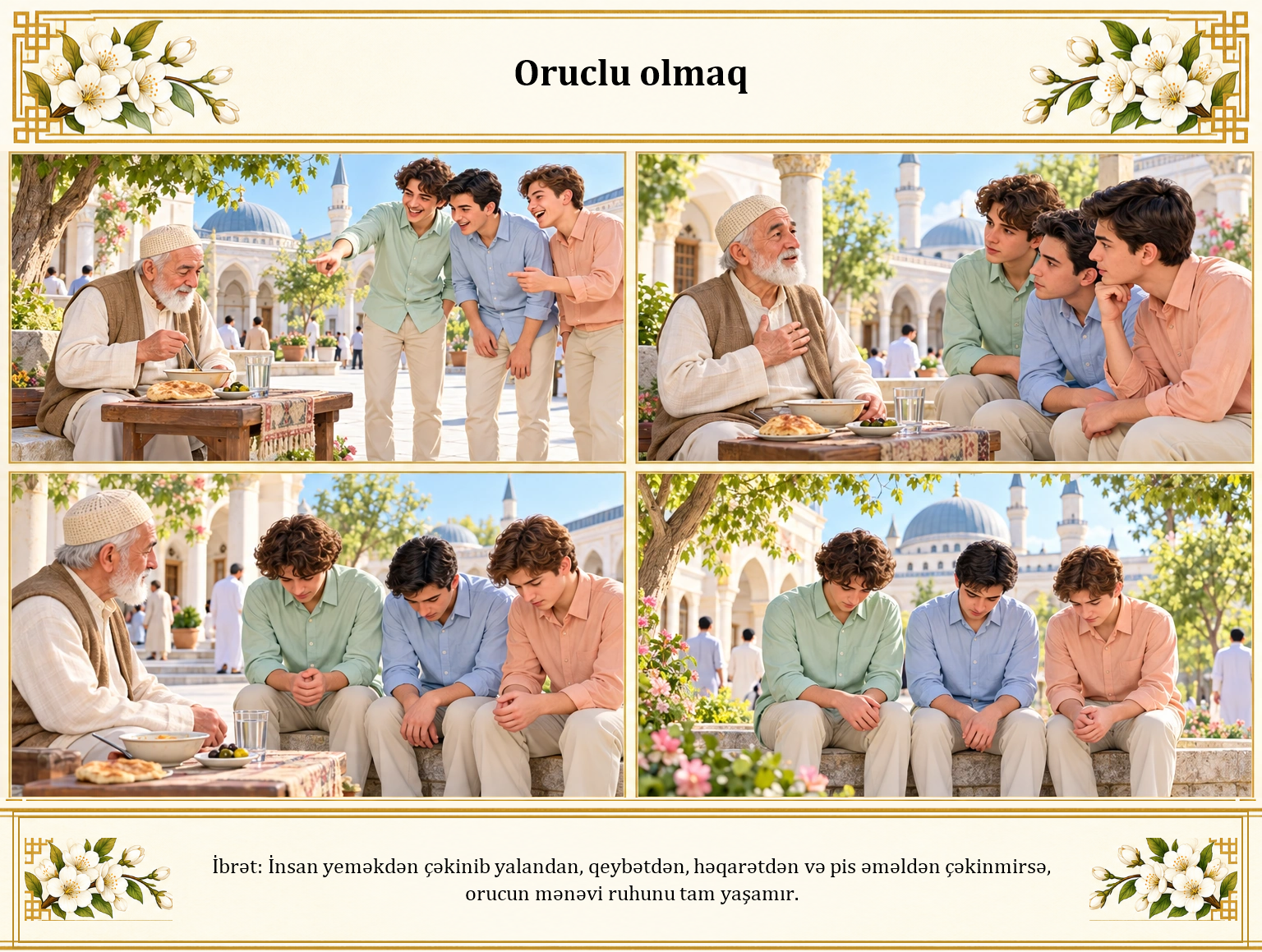 Oruclu olmaq illüstrasiyası