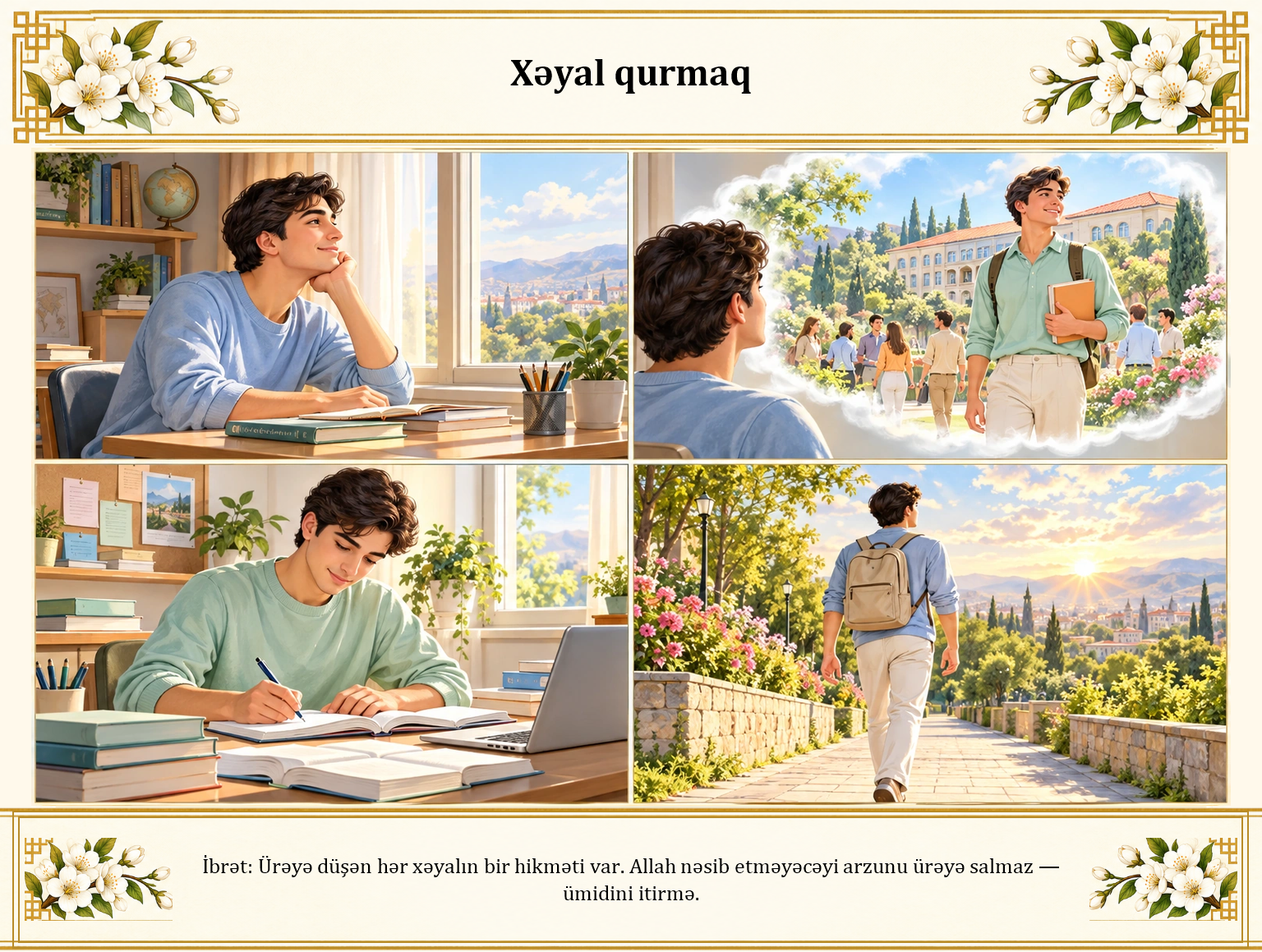 Xəyal qurmaq illüstrasiyası