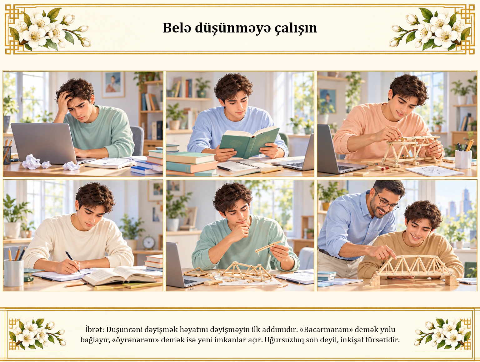 Belə düşünməyə çalışın illüstrasiyası