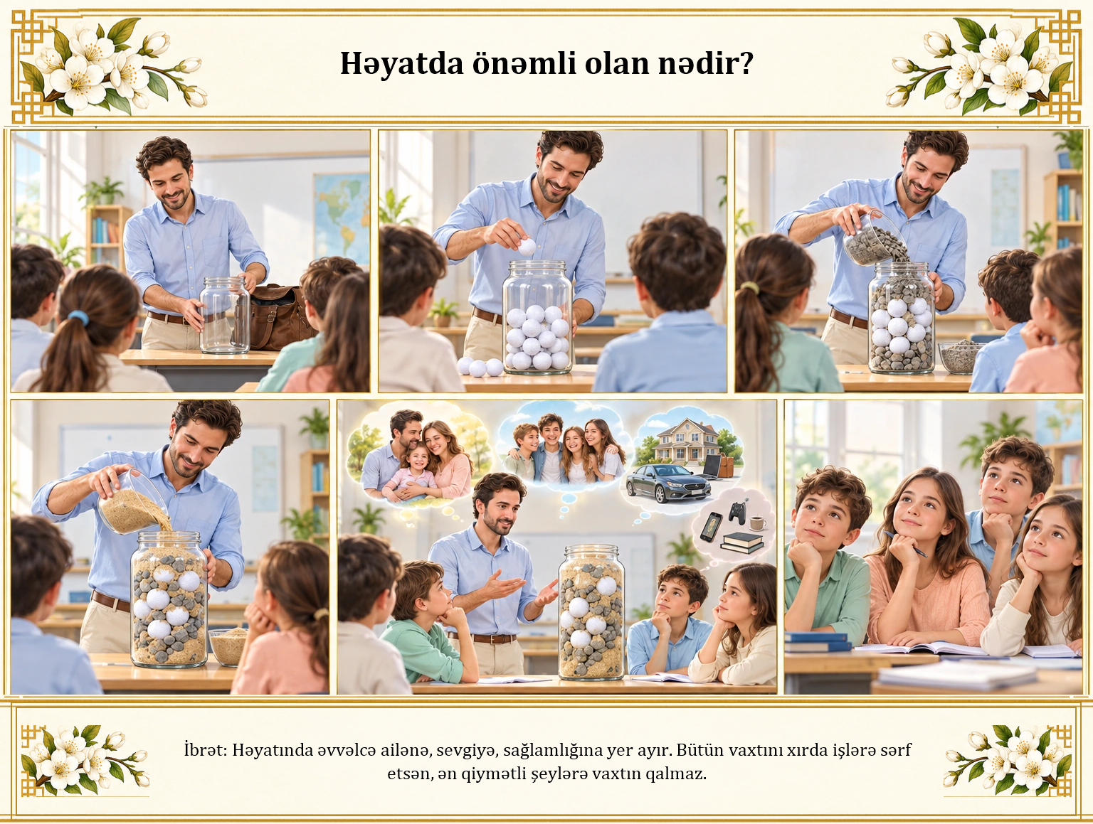 Həyatda önəmli olan nədir? illüstrasiyası