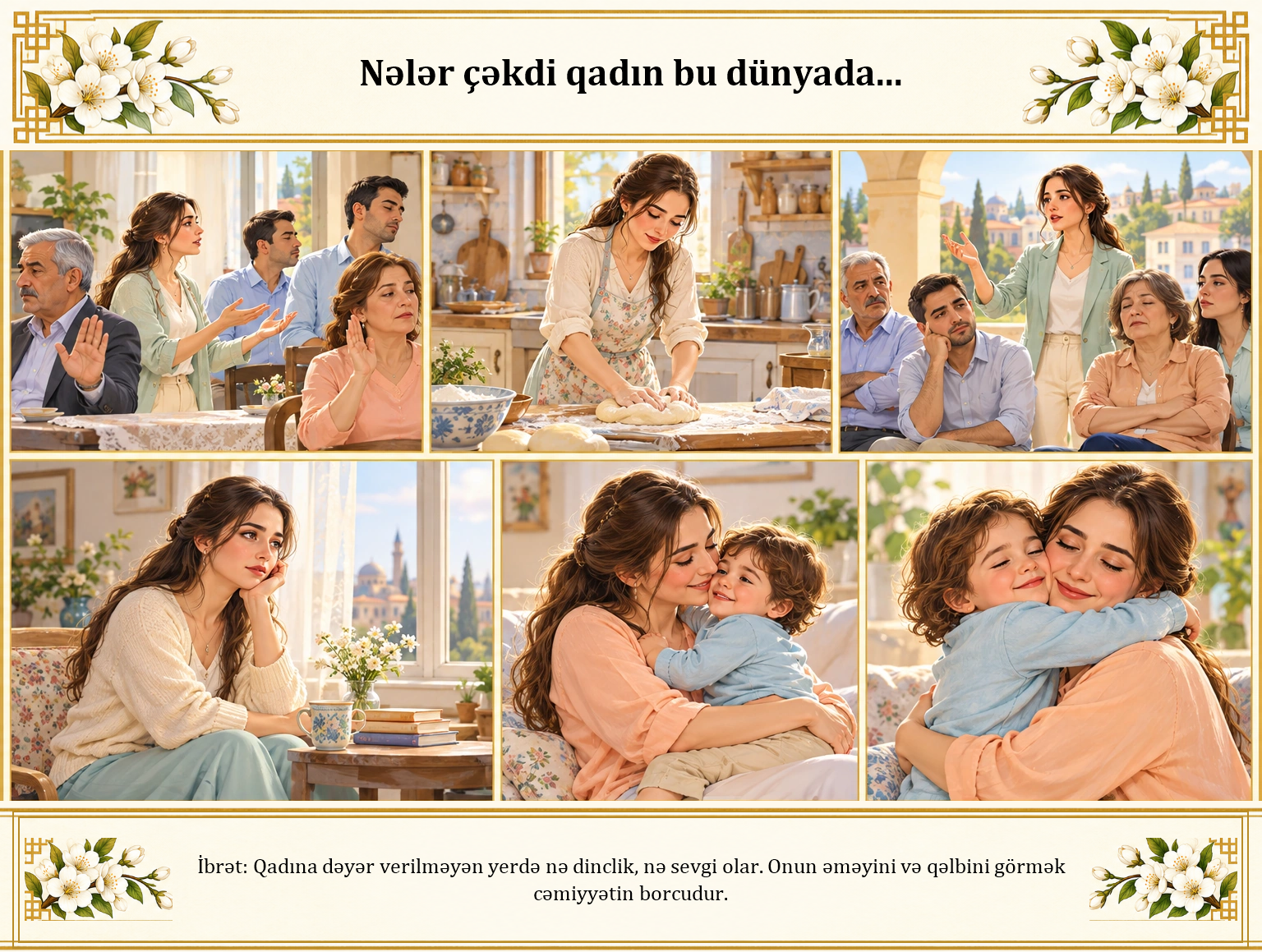 Nələr çəkdi qadın bu dünyada... illüstrasiyası