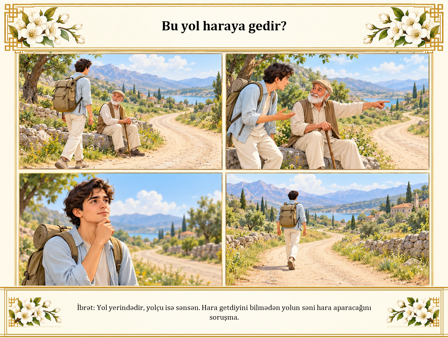 Bu yol haraya gedir? illüstrasiyası