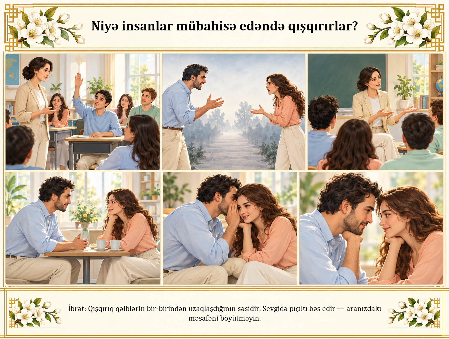 Niyə insanlar mübahisə edəndə qışqırırlar? illüstrasiyası