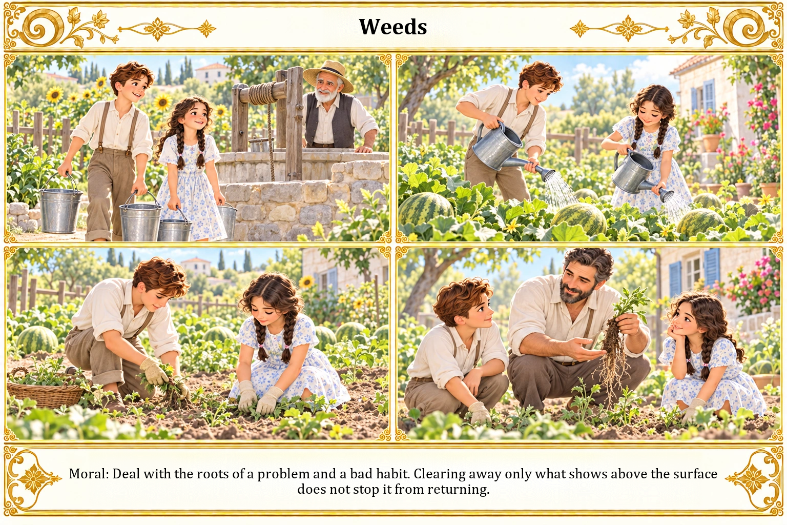Illustration of Weeds