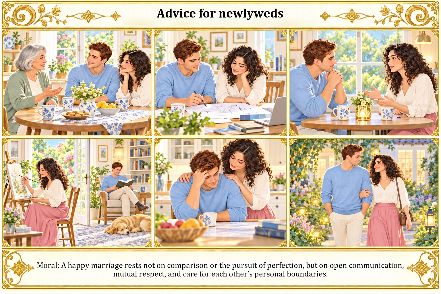 Illustration of Advice for Newlyweds