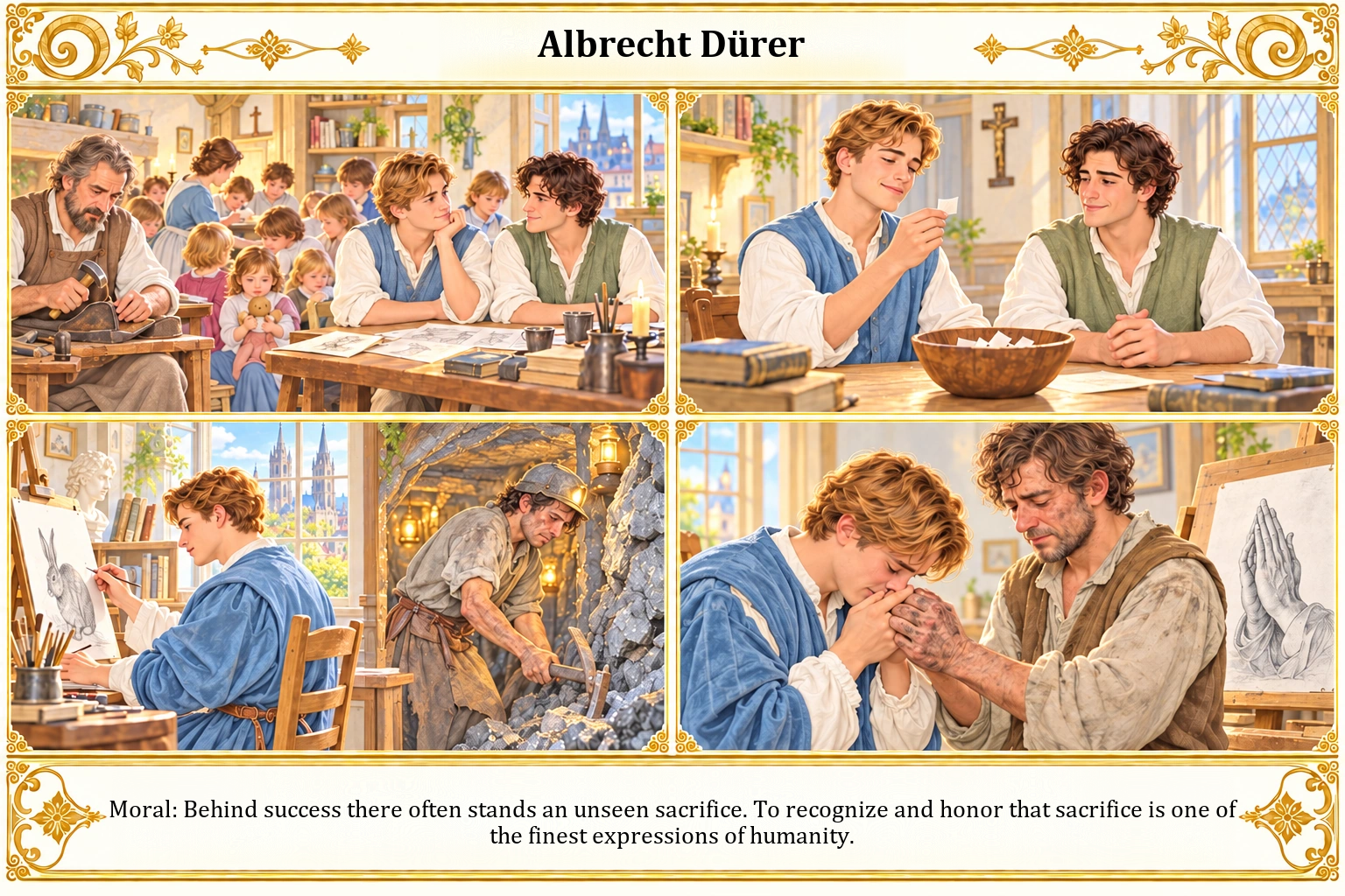 Illustration of Albrecht Dürer