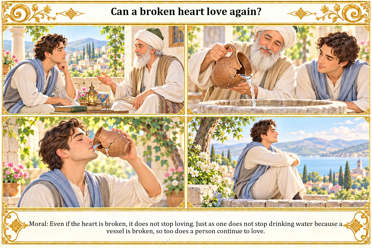 Illustration of Can a Broken Heart Love Again?