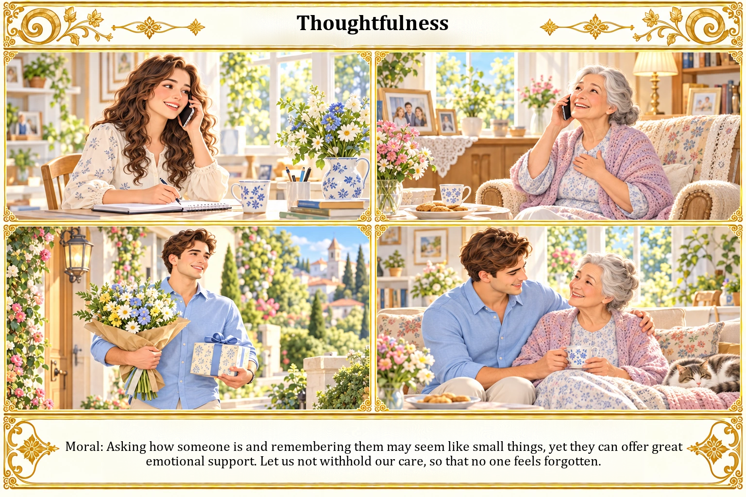 Illustration of Thoughtfulness